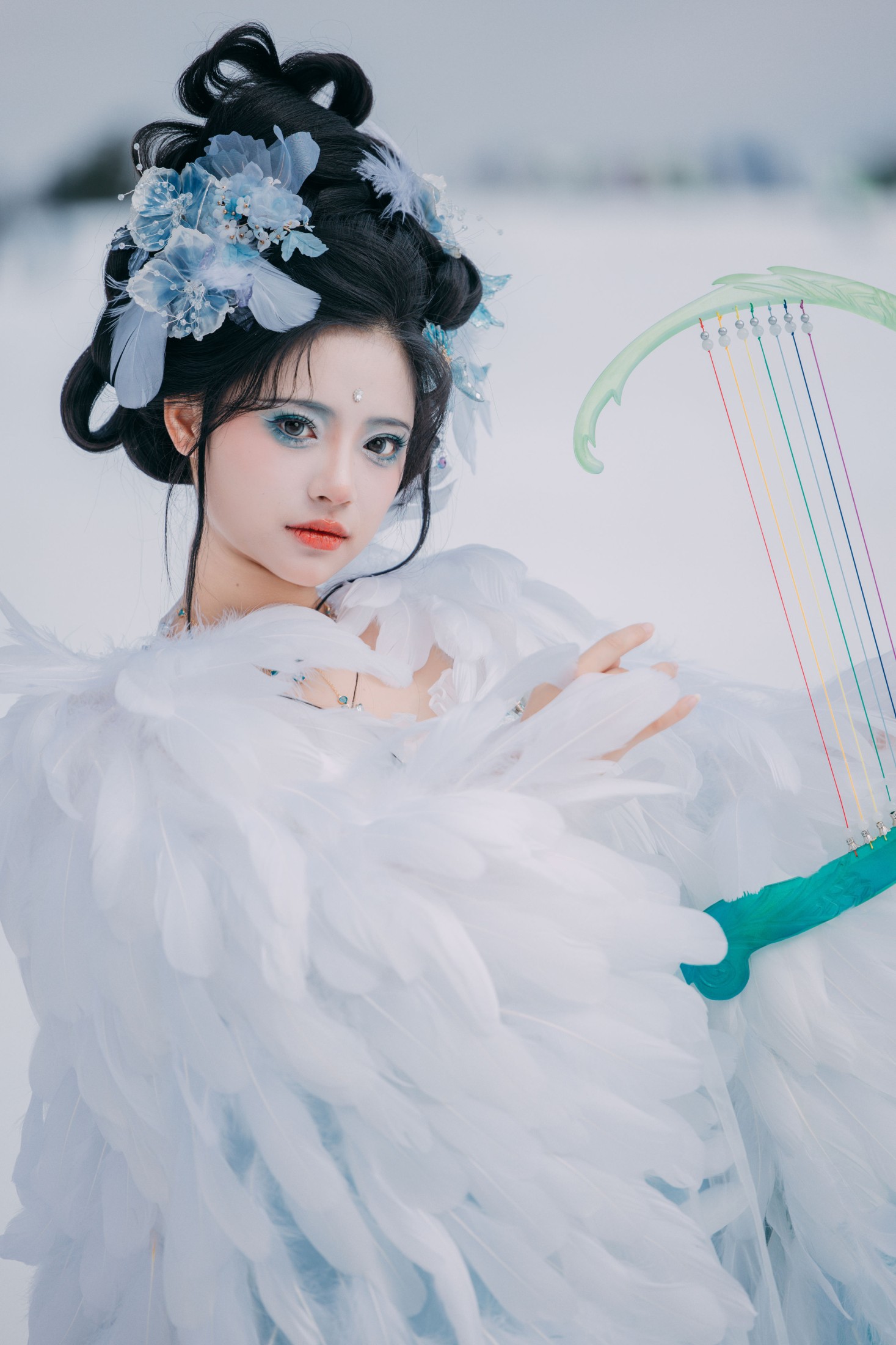 图片[4]-衔鹿 – 《雪中鹤》[22P]-COS写真在线网