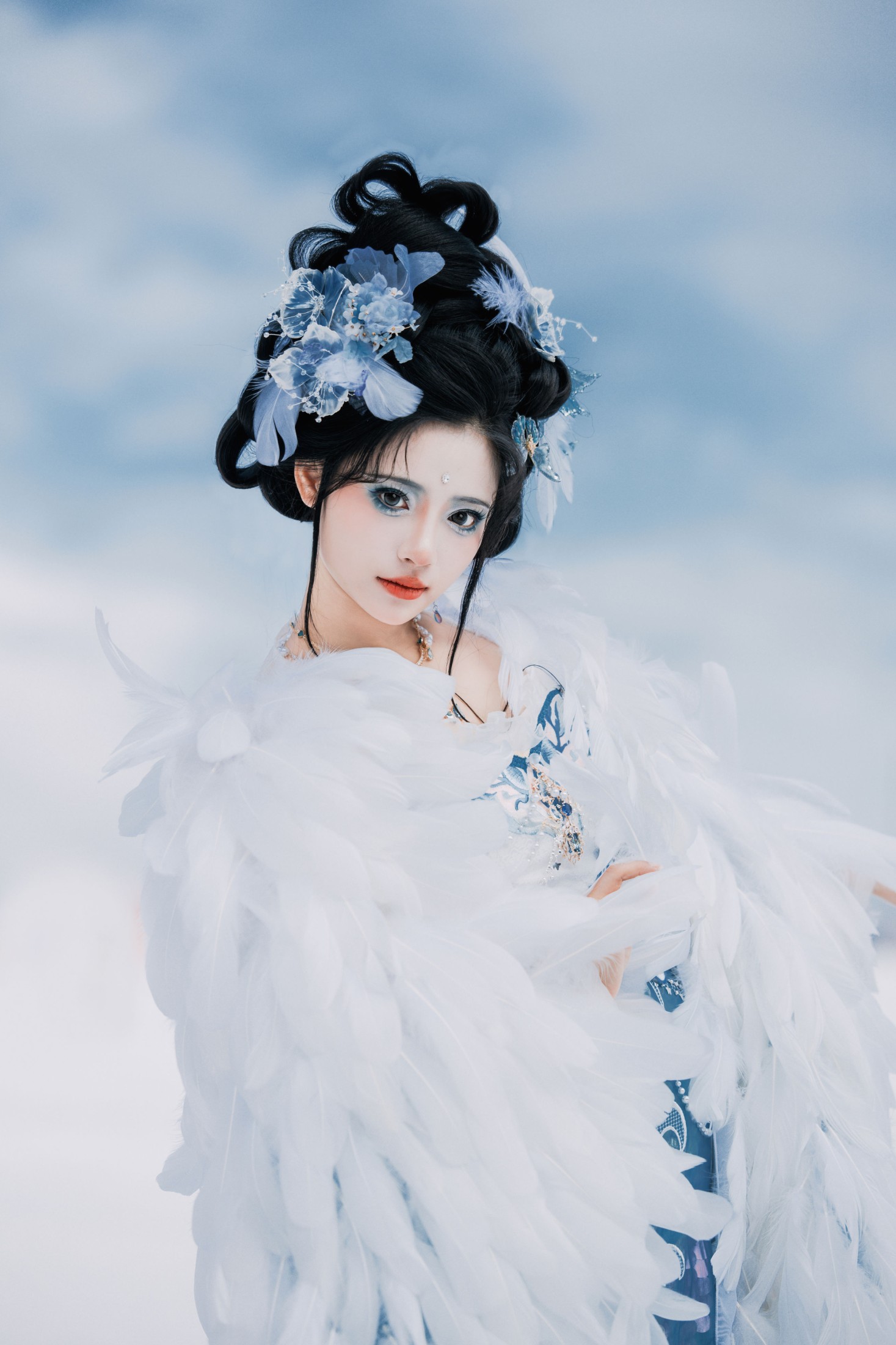 图片[3]-衔鹿 – 《雪中鹤》[22P]-COS写真在线网