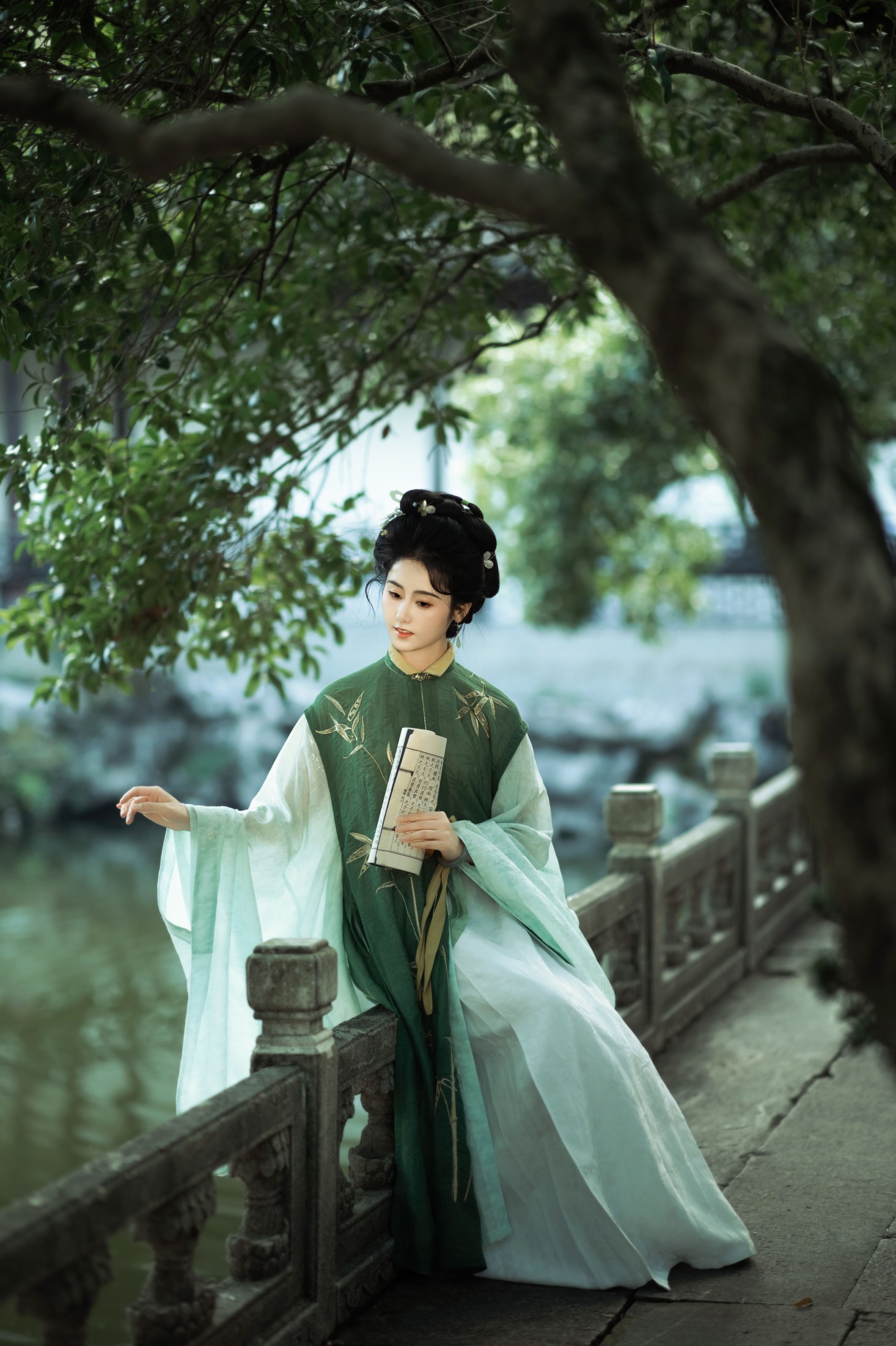 图片[3]-人间月-素尘 – 《绿意晓声浓》[36P]-COS写真在线网