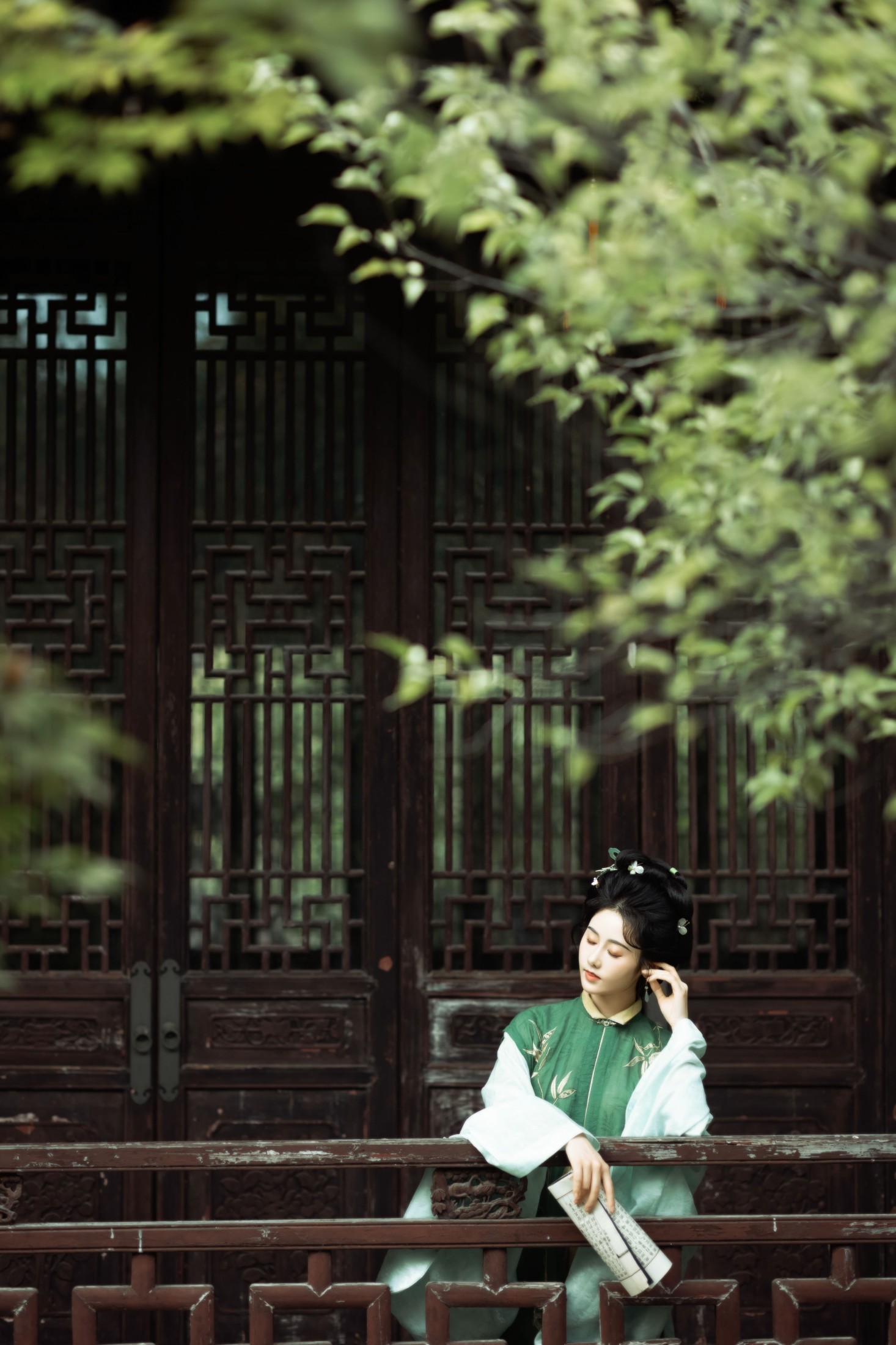 图片[4]-人间月-素尘 – 《绿意晓声浓》[36P]-COS写真在线网