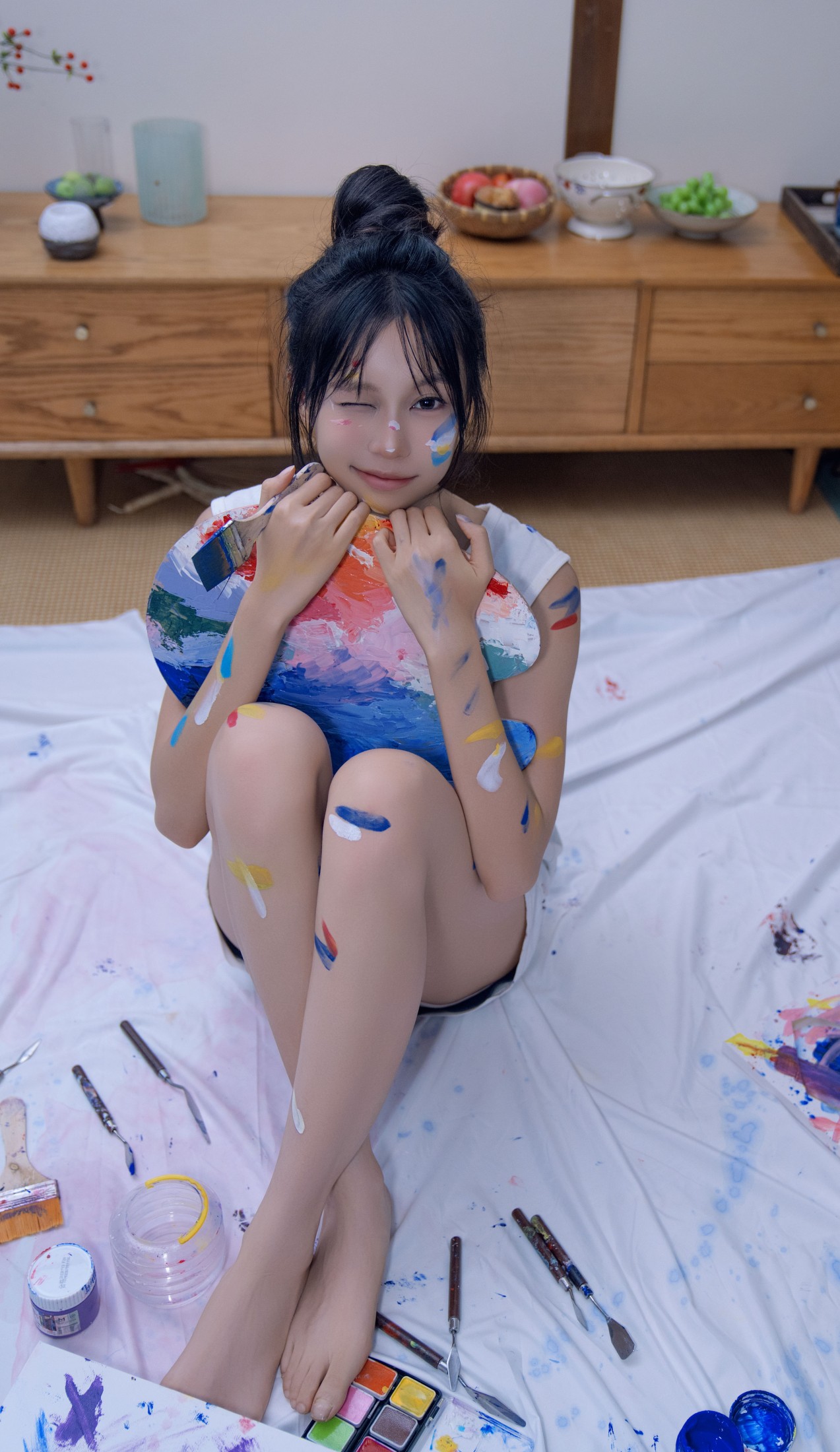 图片[5]-茵子吞籽儿 – 《梦幻少女艺术时光》[26P]-COS写真在线网