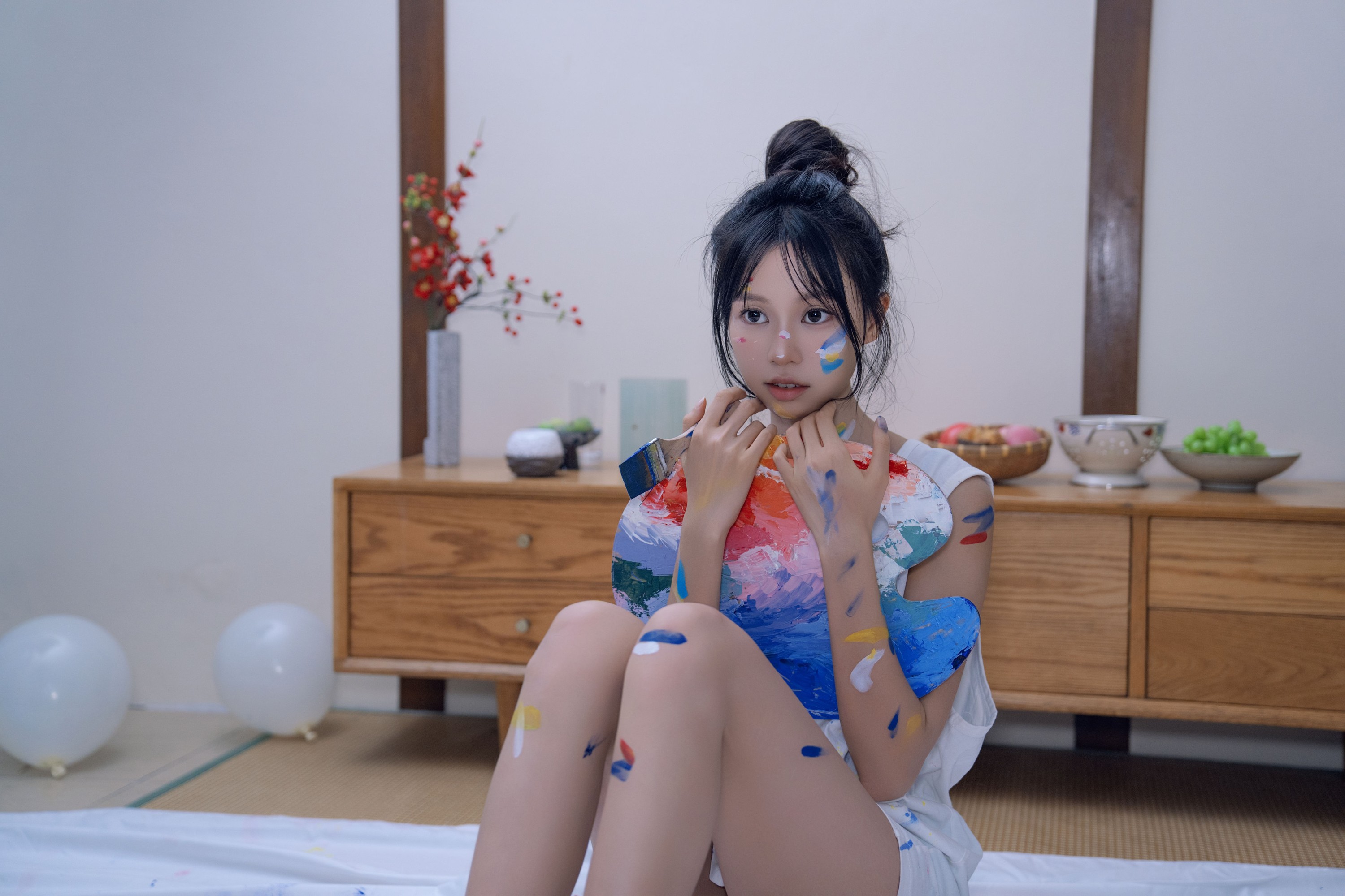 图片[4]-茵子吞籽儿 – 《梦幻少女艺术时光》[26P]-COS写真在线网