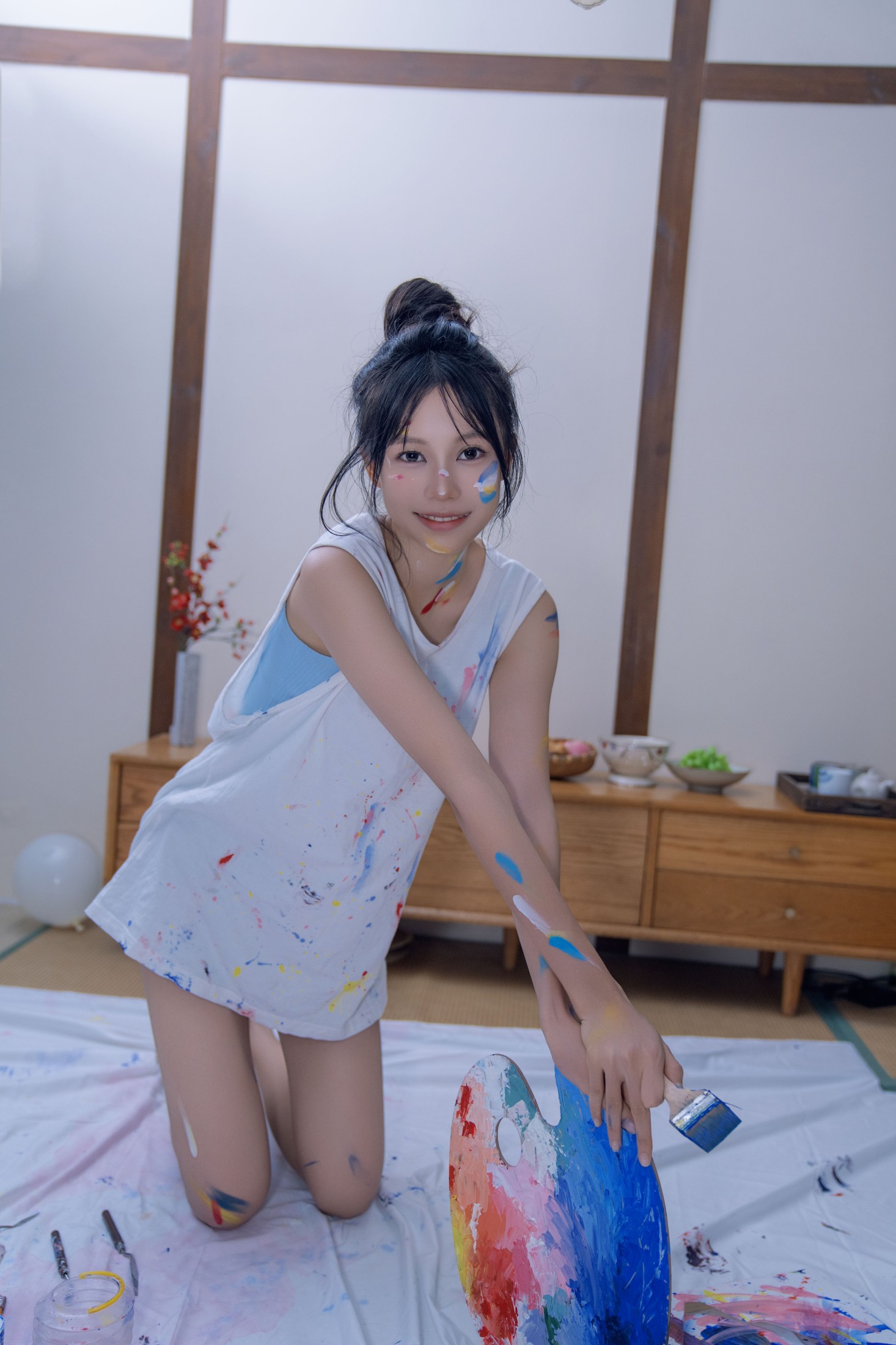 图片[3]-茵子吞籽儿 – 《梦幻少女艺术时光》[26P]-COS写真在线网