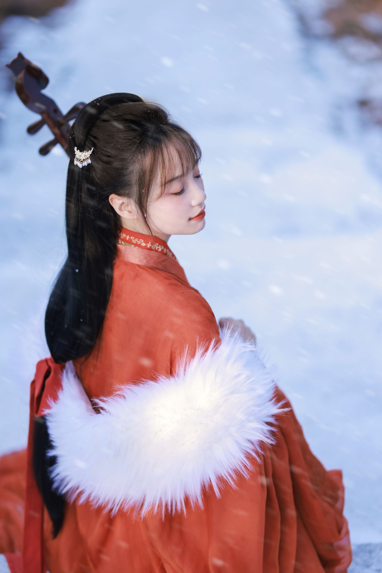 图片[4]-伊伊 – 《夜雪》[20P]-COS写真在线网