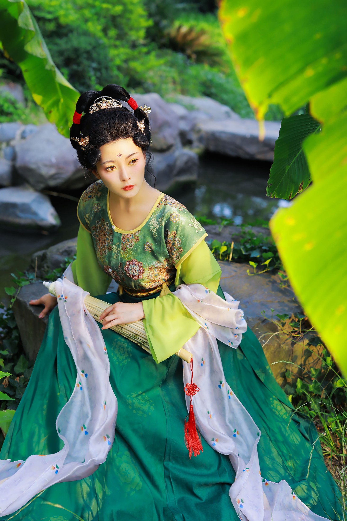 图片[3]-猫子子 – 《绿罗裙》[25P]-COS写真在线网