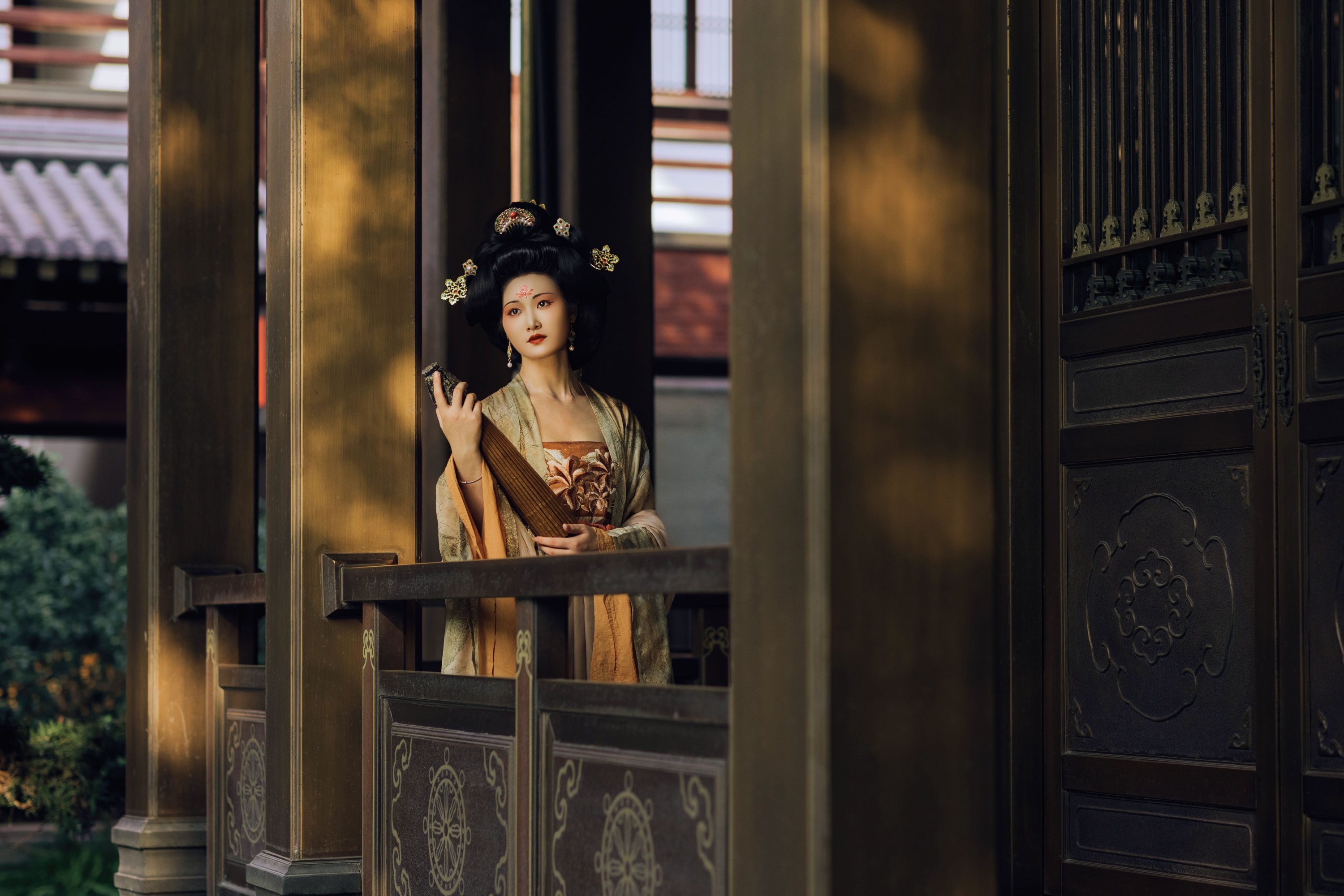 图片[5]-是霜泠吖 – 《秋谒古寺》[29P]-COS写真在线网