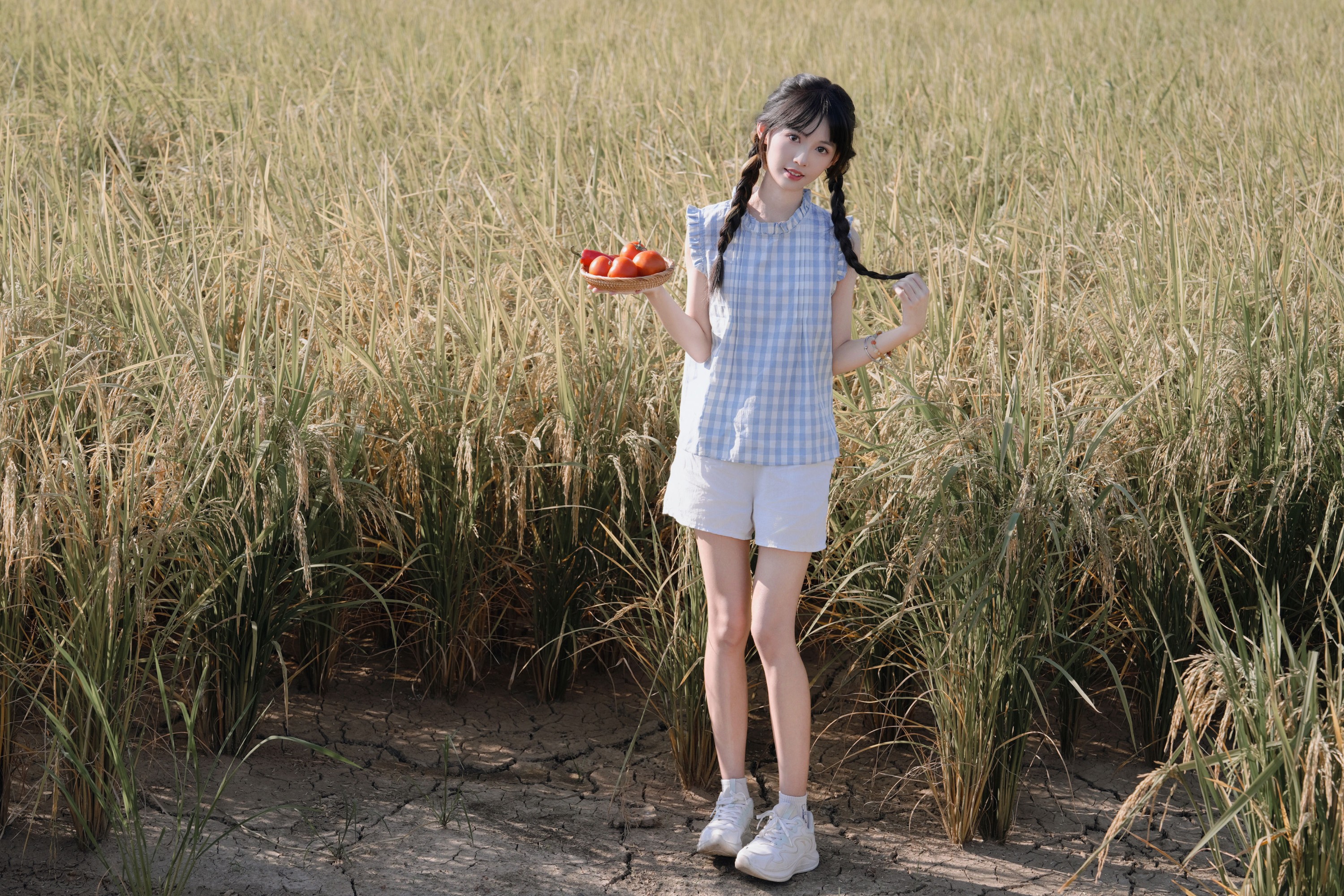 图片[4]-小乐 – 《花田稻香，少女轻颜》[30P]-COS写真在线网