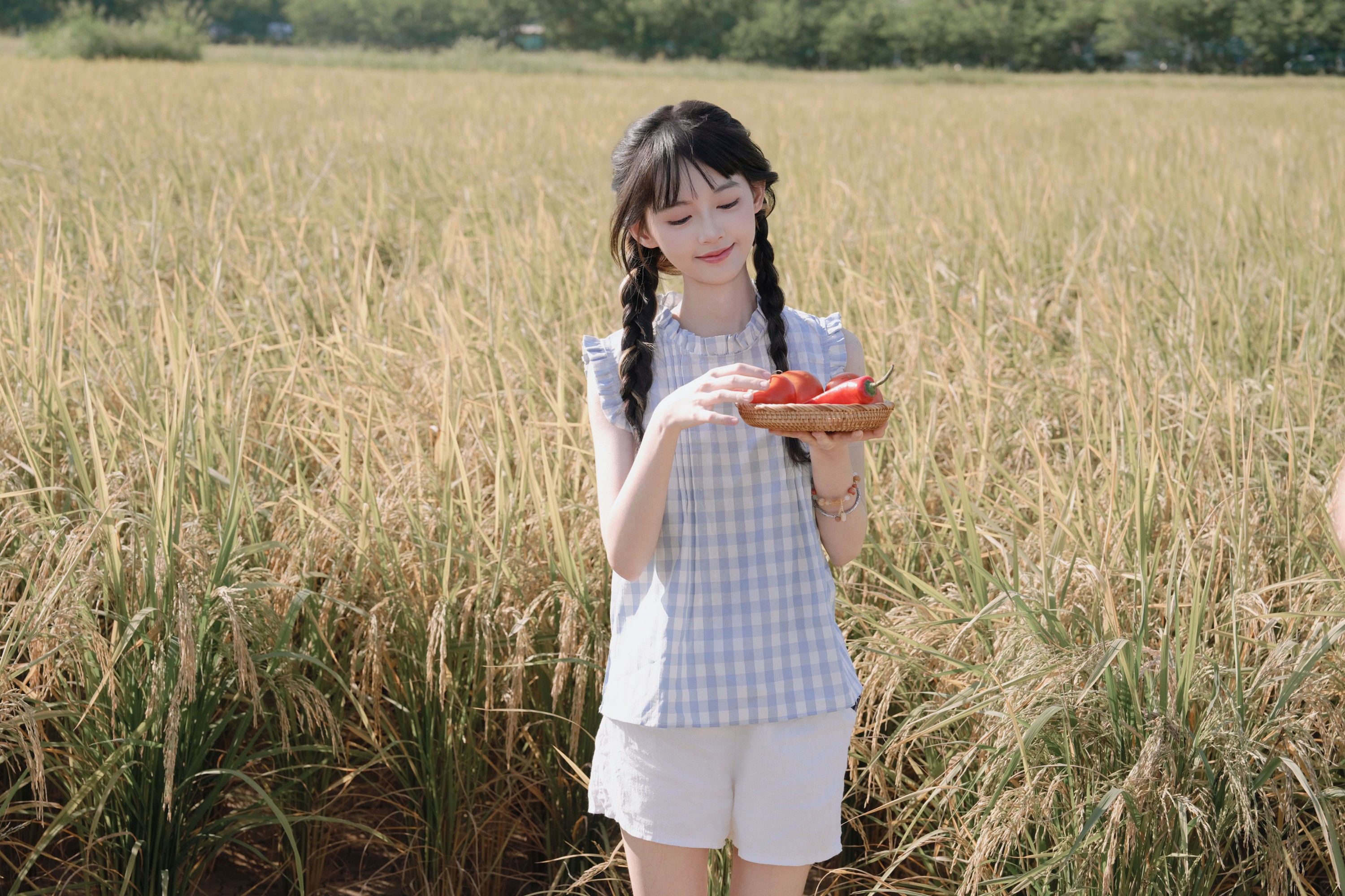 图片[3]-小乐 – 《花田稻香，少女轻颜》[30P]-COS写真在线网