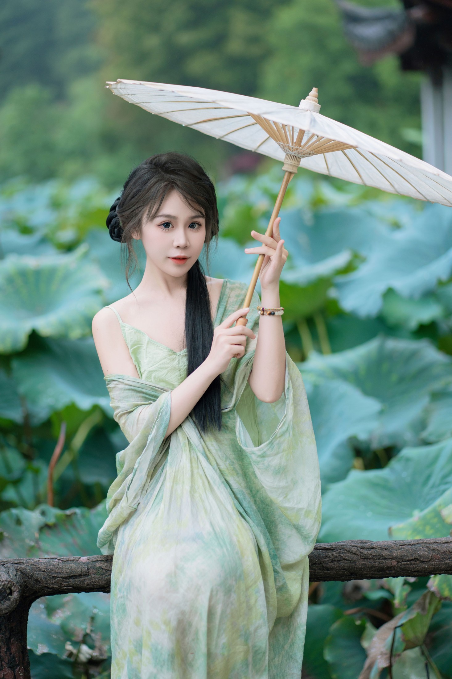 图片[3]-泡芙小方 – 《阴雨荷花》[23P]-COS写真在线网