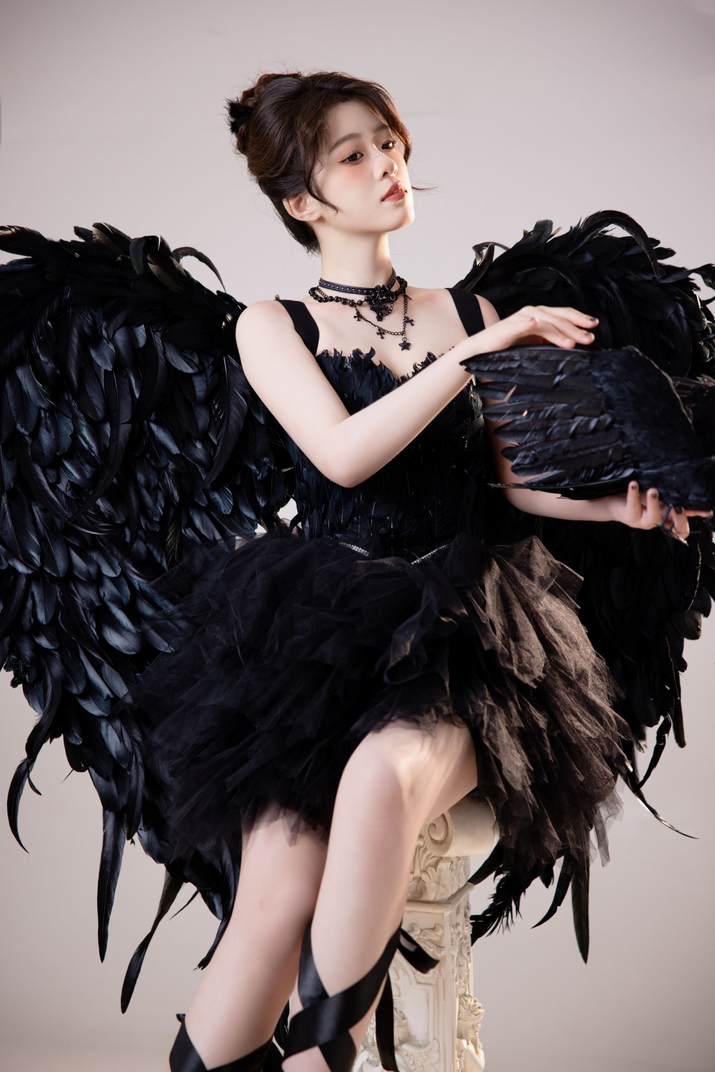 图片[5]-白老板 – 《黑天使》[22P]-COS写真在线网
