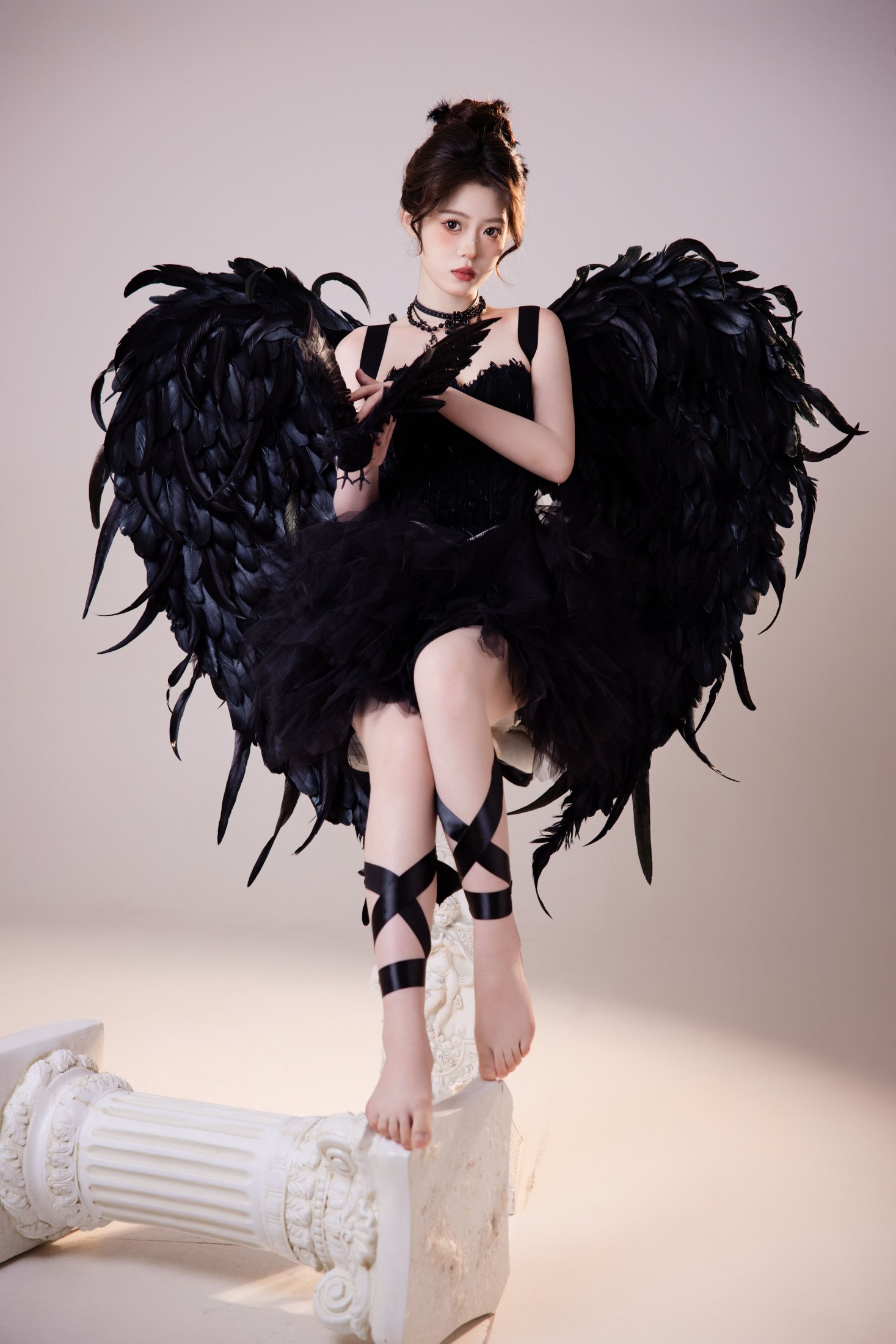 图片[3]-白老板 – 《黑天使》[22P]-COS写真在线网