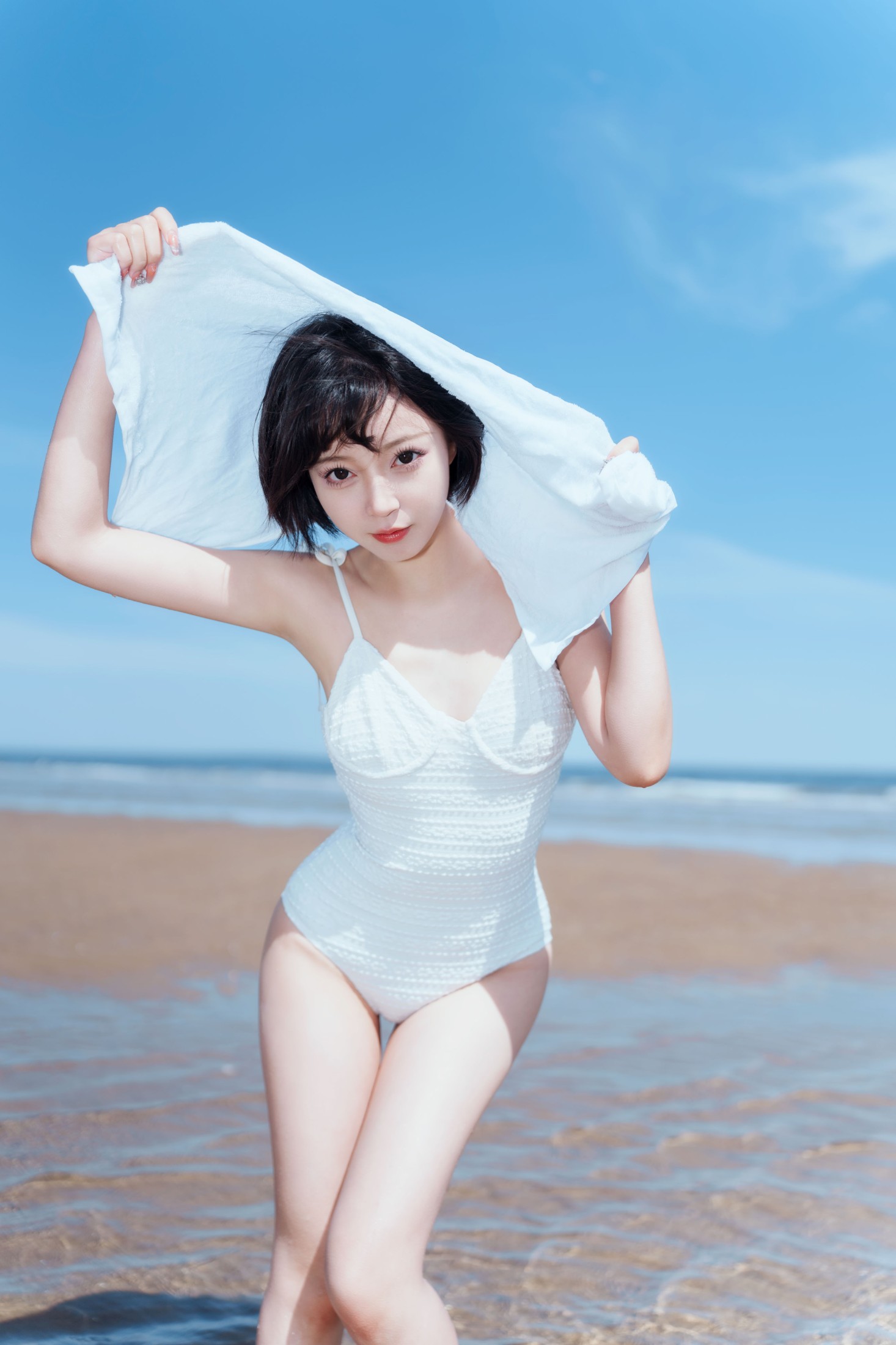 图片[3]-Disexi思宁 – 《沙滩上的一抹白色》[30P]-COS写真在线网