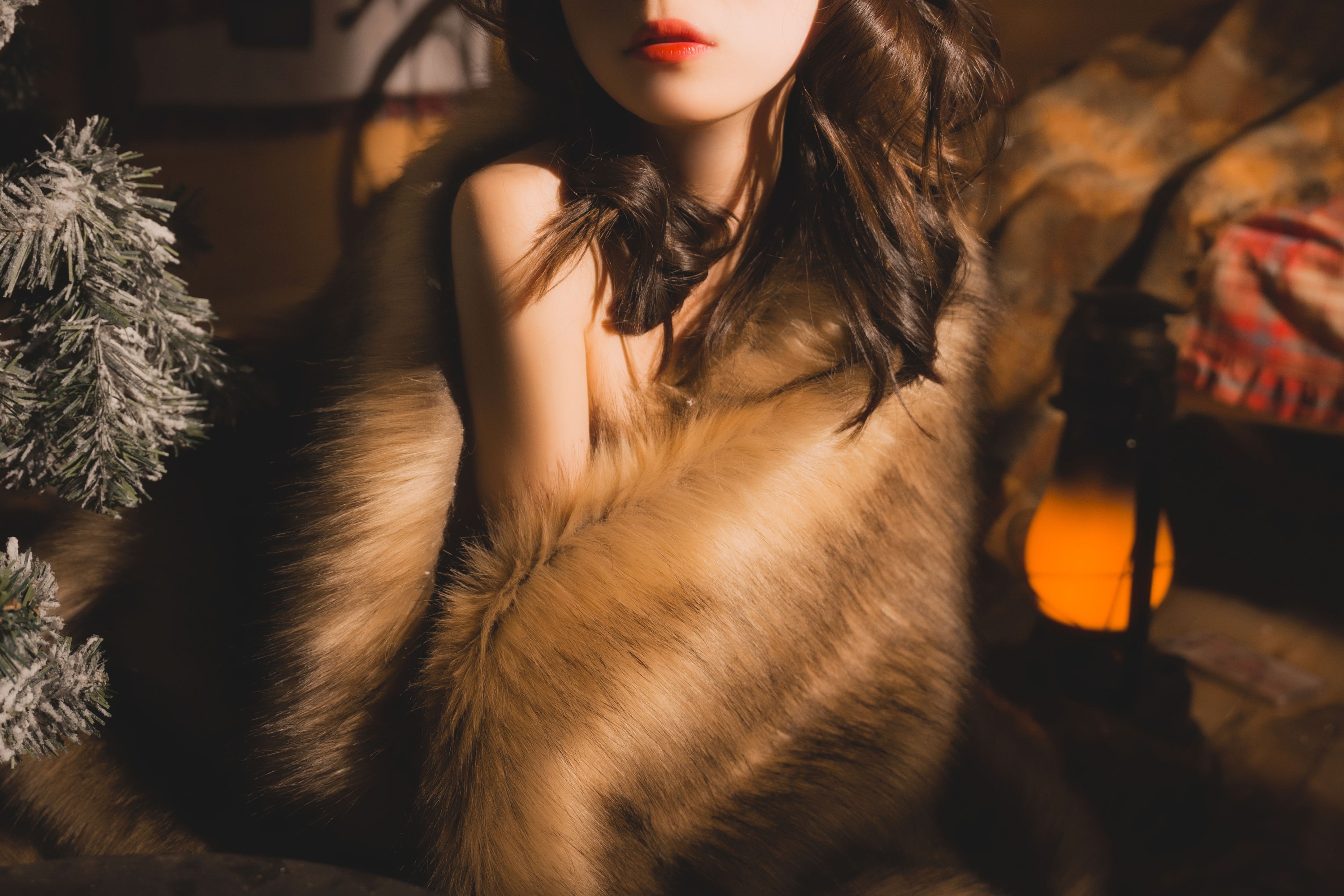 图片[3]-琴玖久 – 《圣诞皮草》[22P]-COS写真在线网
