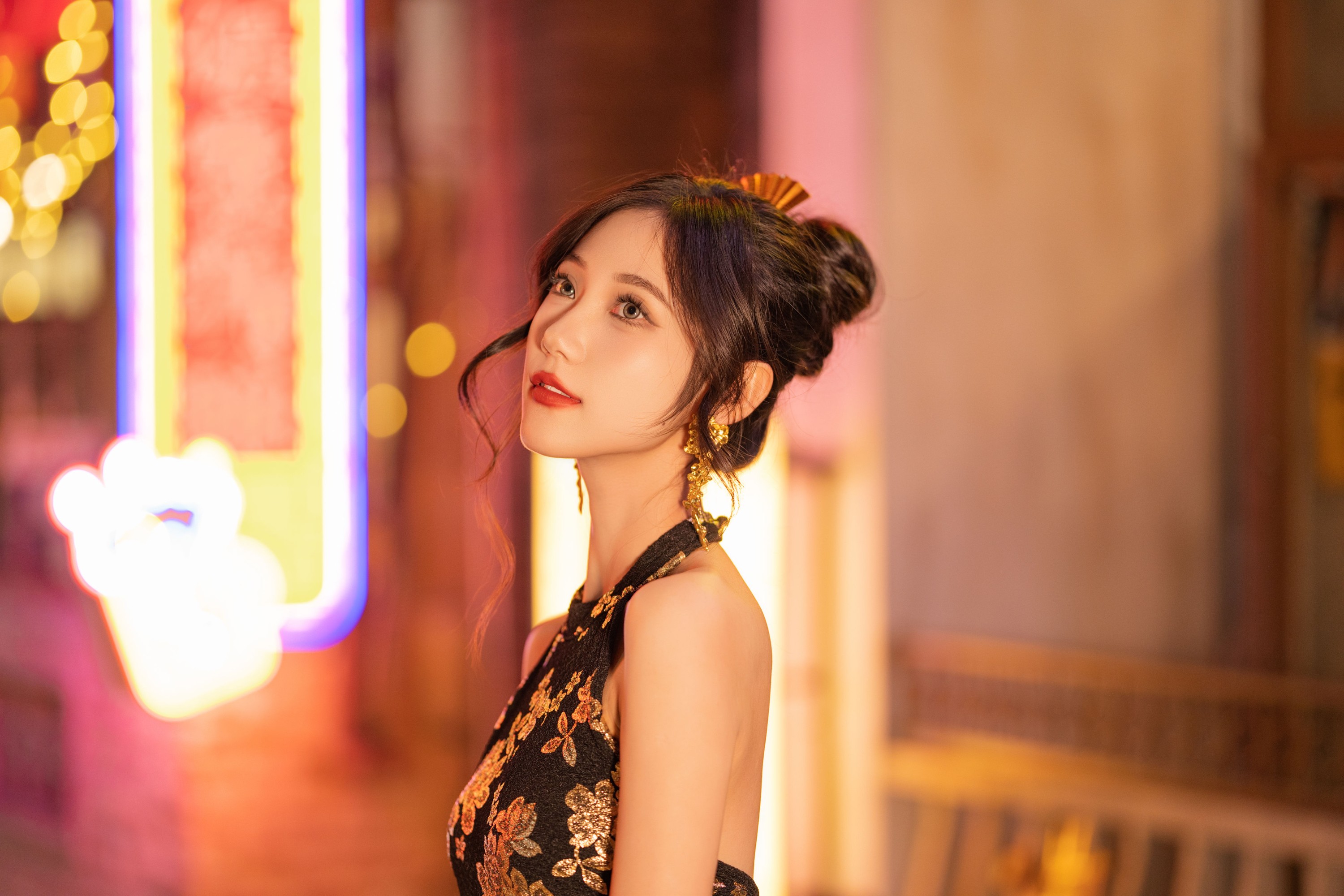 图片[3]-o1ne万 – 《夜色旗袍，璀璨华章》[25P]-COS写真在线网
