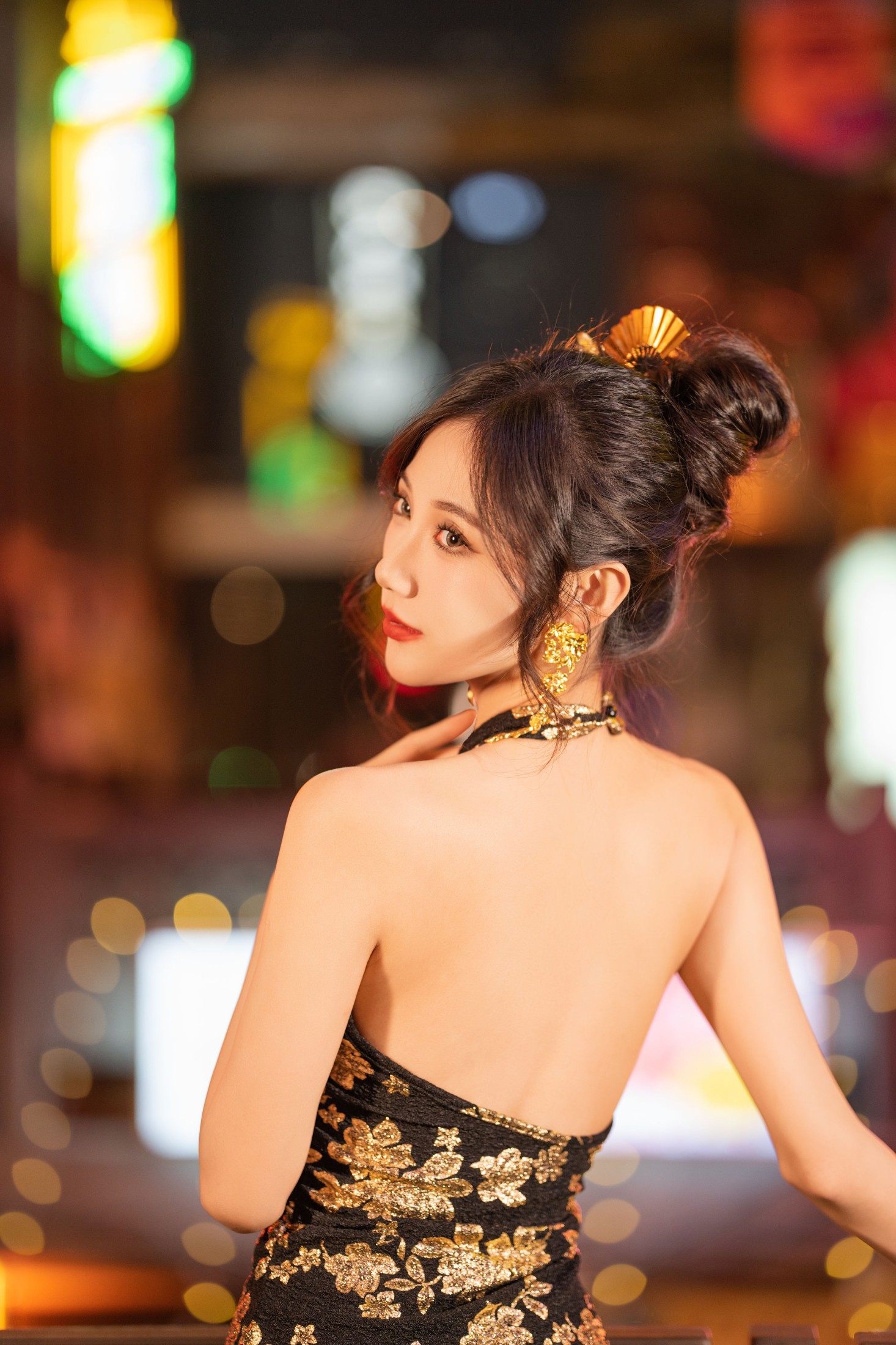 图片[6]-o1ne万 – 《夜色旗袍，璀璨华章》[25P]-COS写真在线网