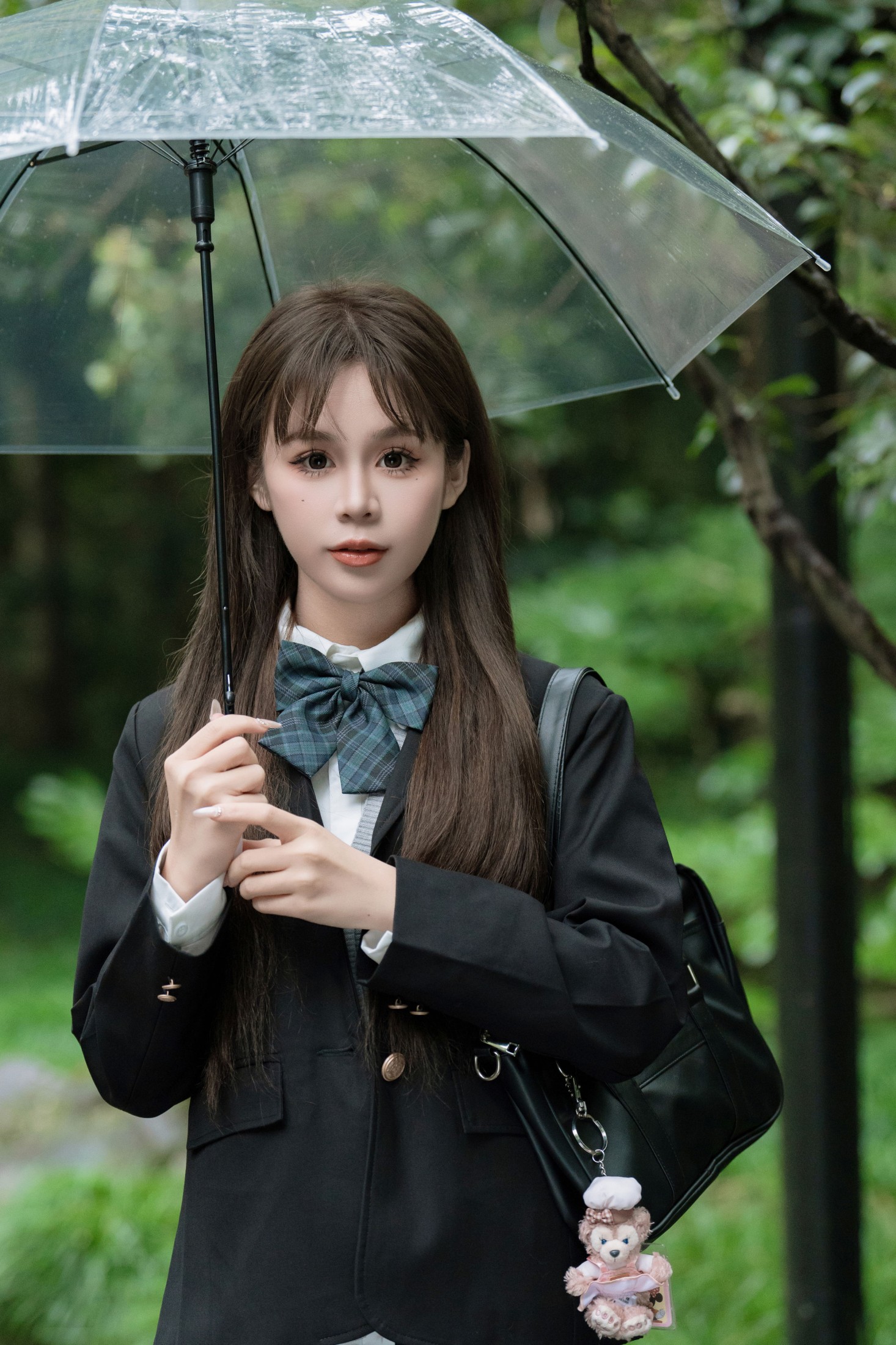 图片[5]-泡芙小方 – 《深色jk》[24P]-COS写真在线网