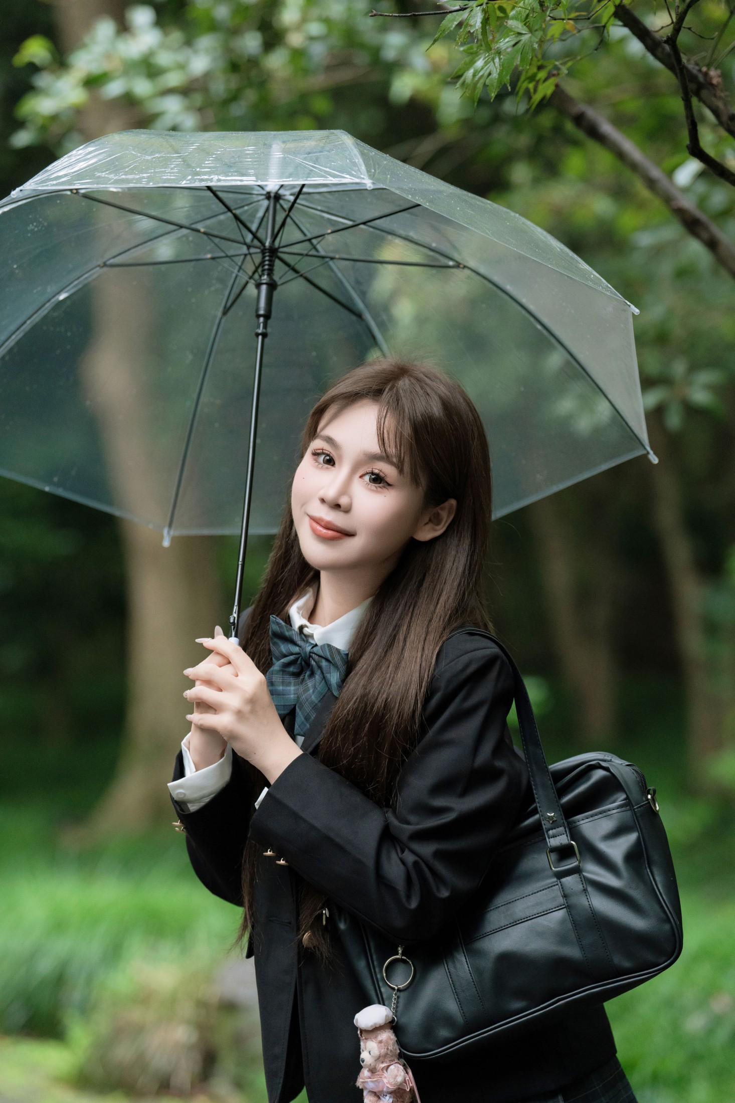 图片[4]-泡芙小方 – 《深色jk》[24P]-COS写真在线网