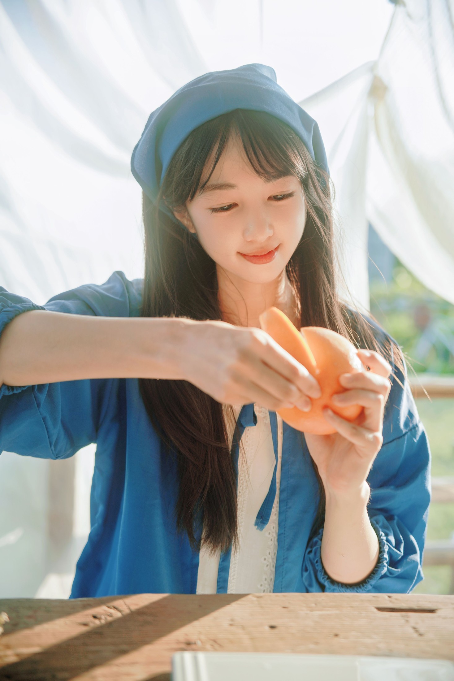 图片[5]-巨大王 – 《田园暮歌，花裙少女之韵》[34P]-COS写真在线网