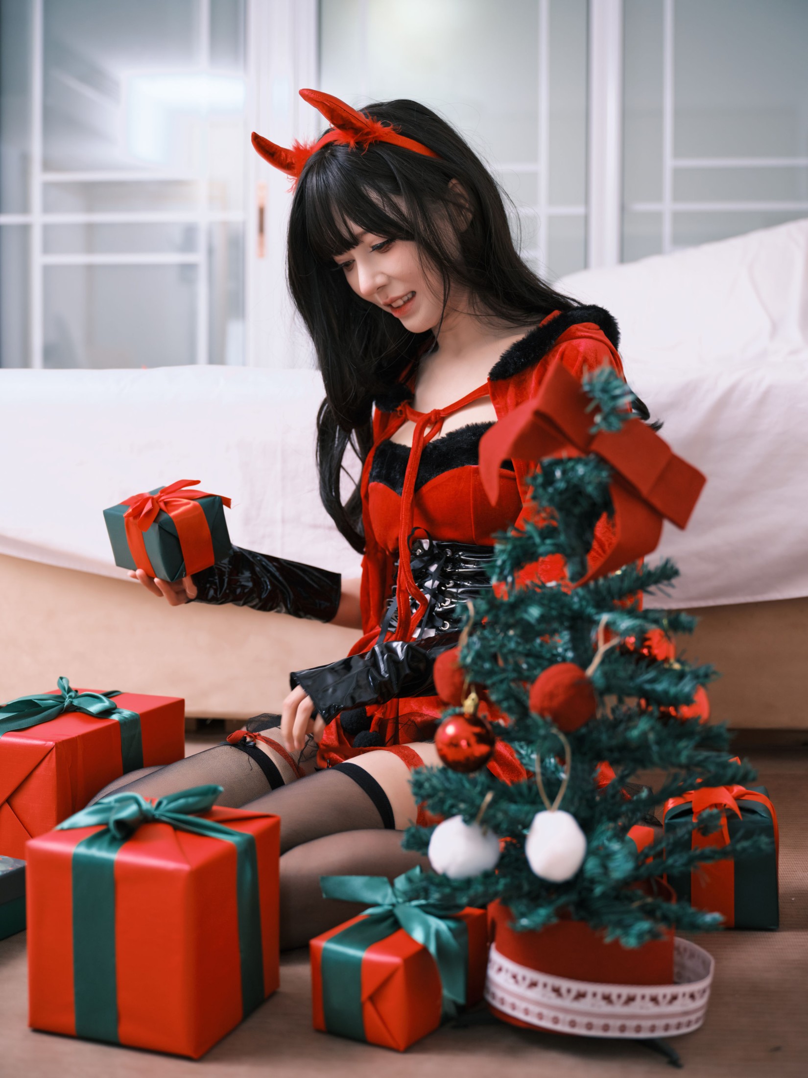 图片[4]-夏树友人帐 – 《小恶魔大闹圣诞》[22P]-COS写真在线网