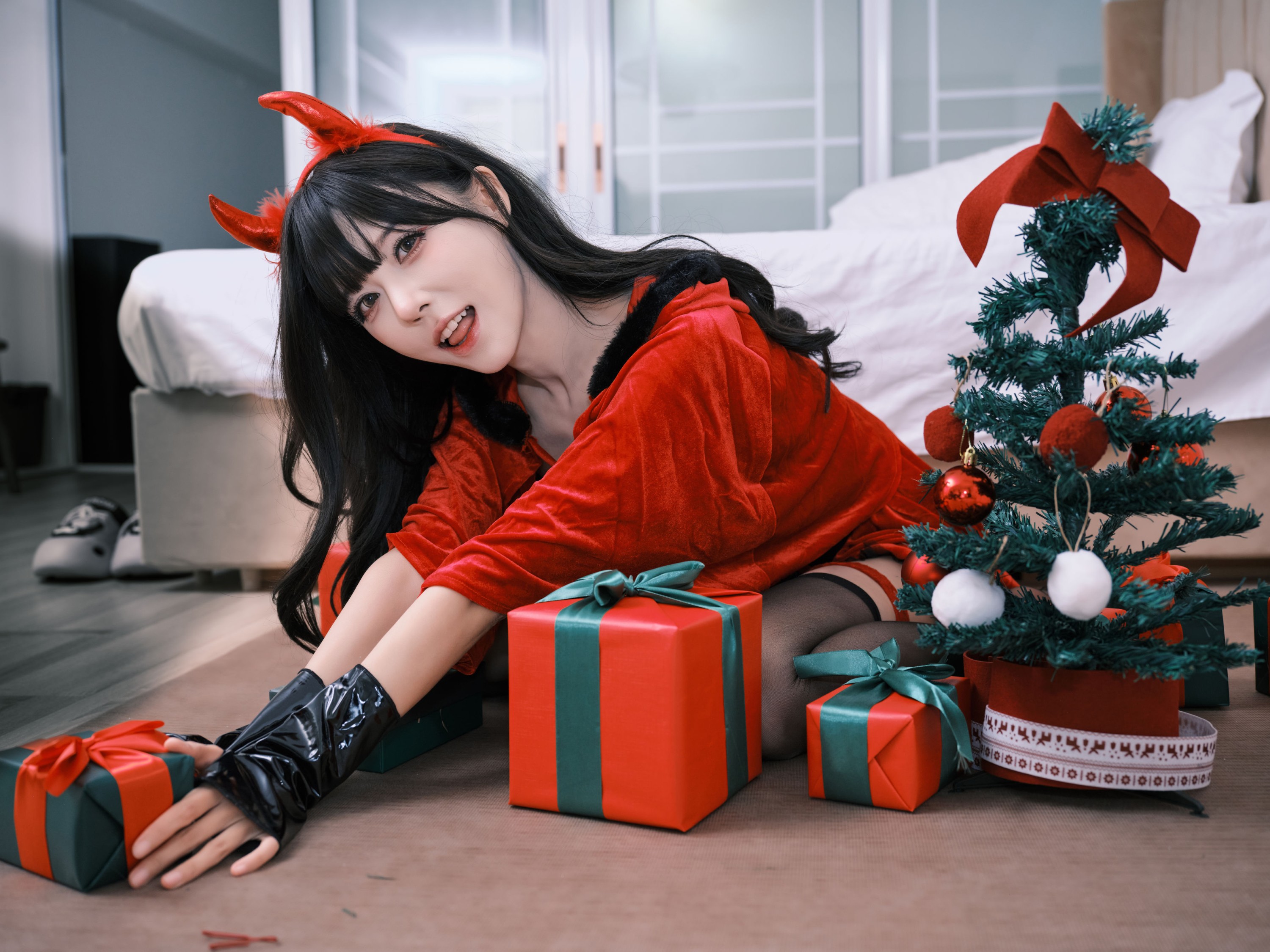 图片[5]-夏树友人帐 – 《小恶魔大闹圣诞》[22P]-COS写真在线网