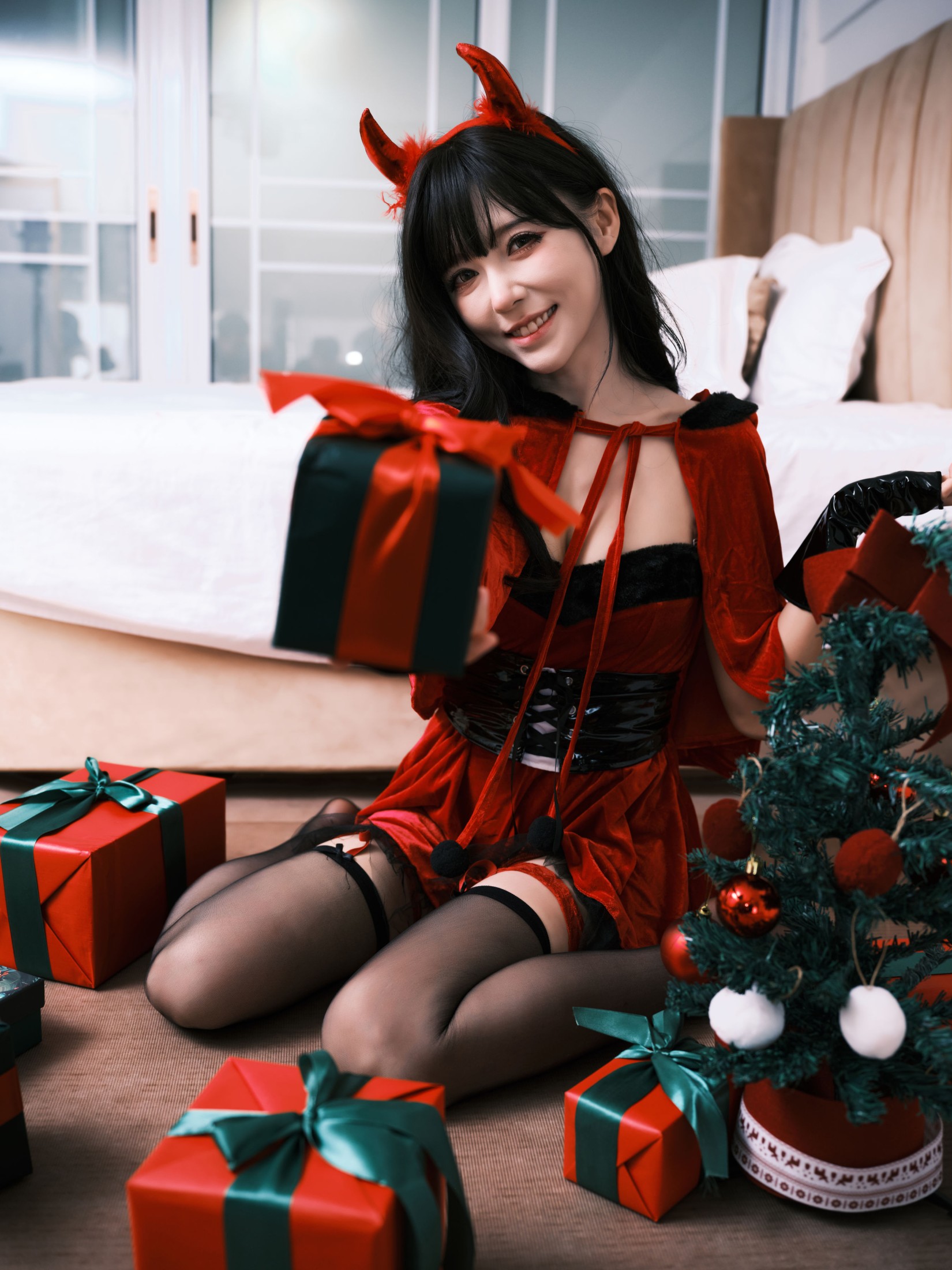 图片[3]-夏树友人帐 – 《小恶魔大闹圣诞》[22P]-COS写真在线网