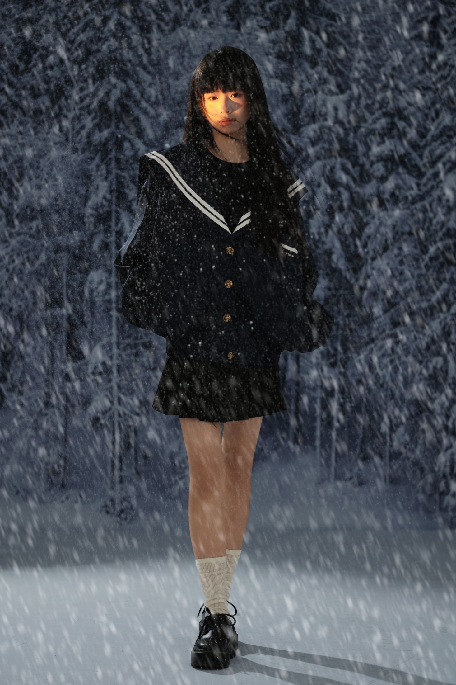图片[3]-是三金呀 – 《初雪》[22P]-COS写真在线网