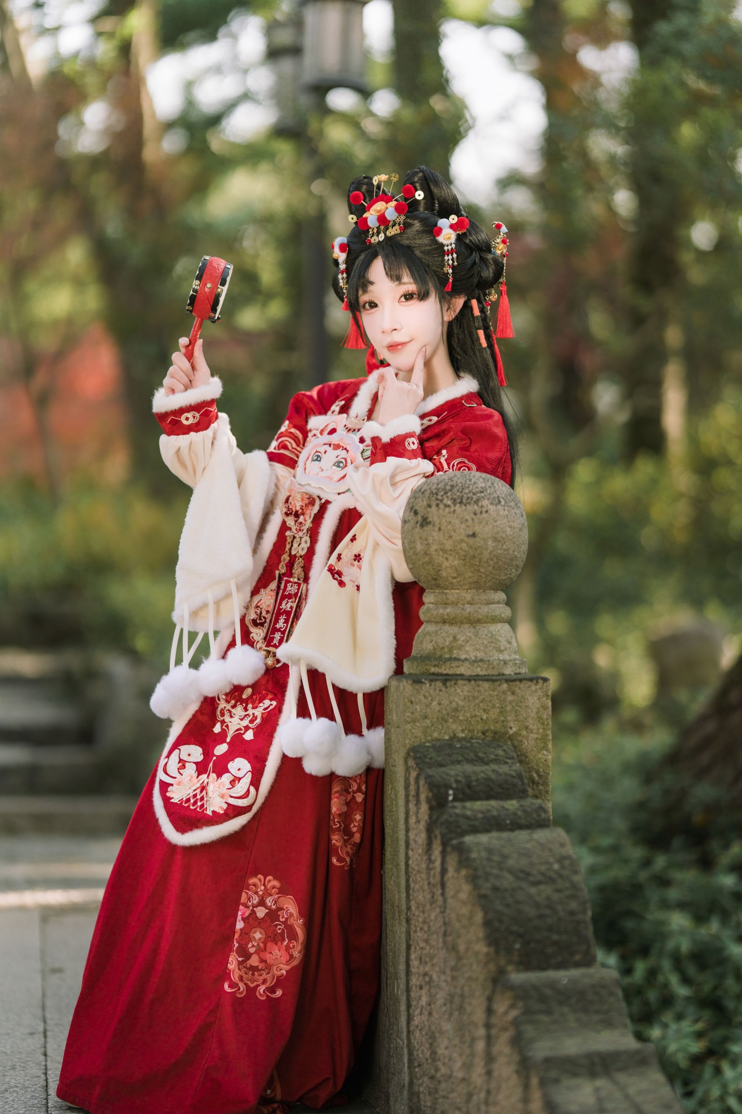图片[3]-一只小羊 – 《红红火火迎新年》[30P]-COS写真在线网