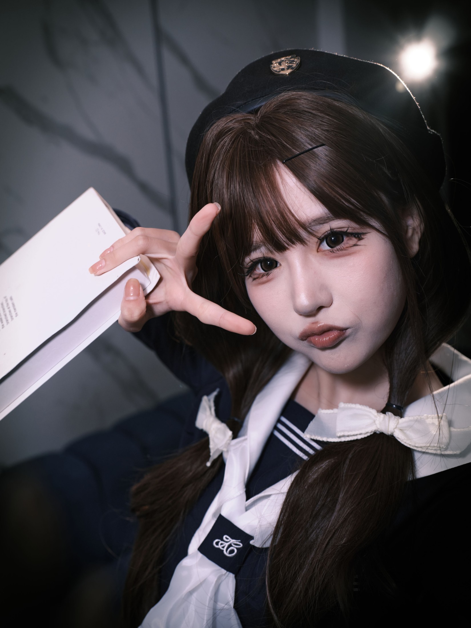 图片[4]-孟程程 – 《女水手的假日 深蓝白丝版》[16P]-COS写真在线网