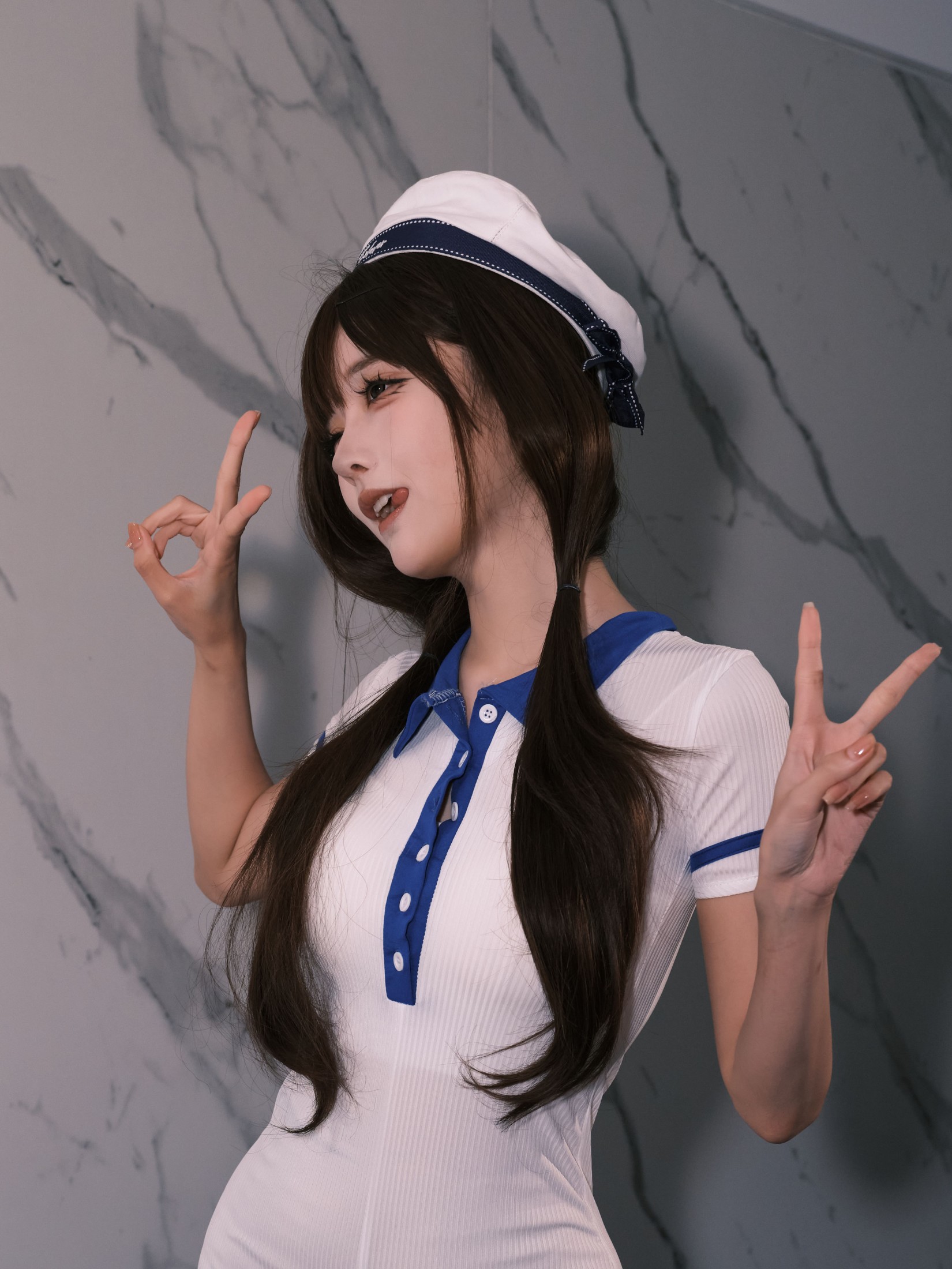 图片[3]-孟程程 – 《女水手的假日 白装棉袜版》[20P]-COS写真在线网