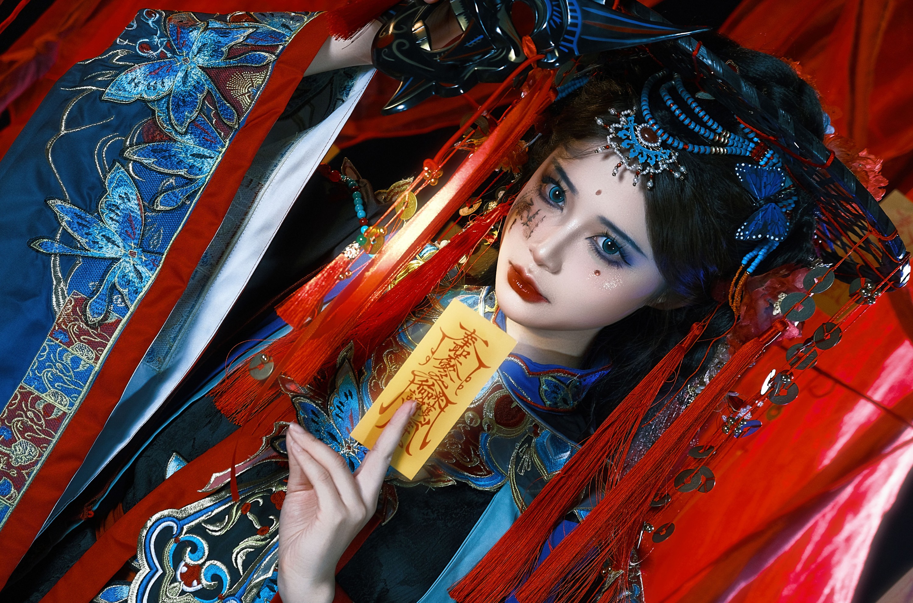 图片[4]-陈呀么陈开心 – 《傩戏》[22P]-COS写真在线网