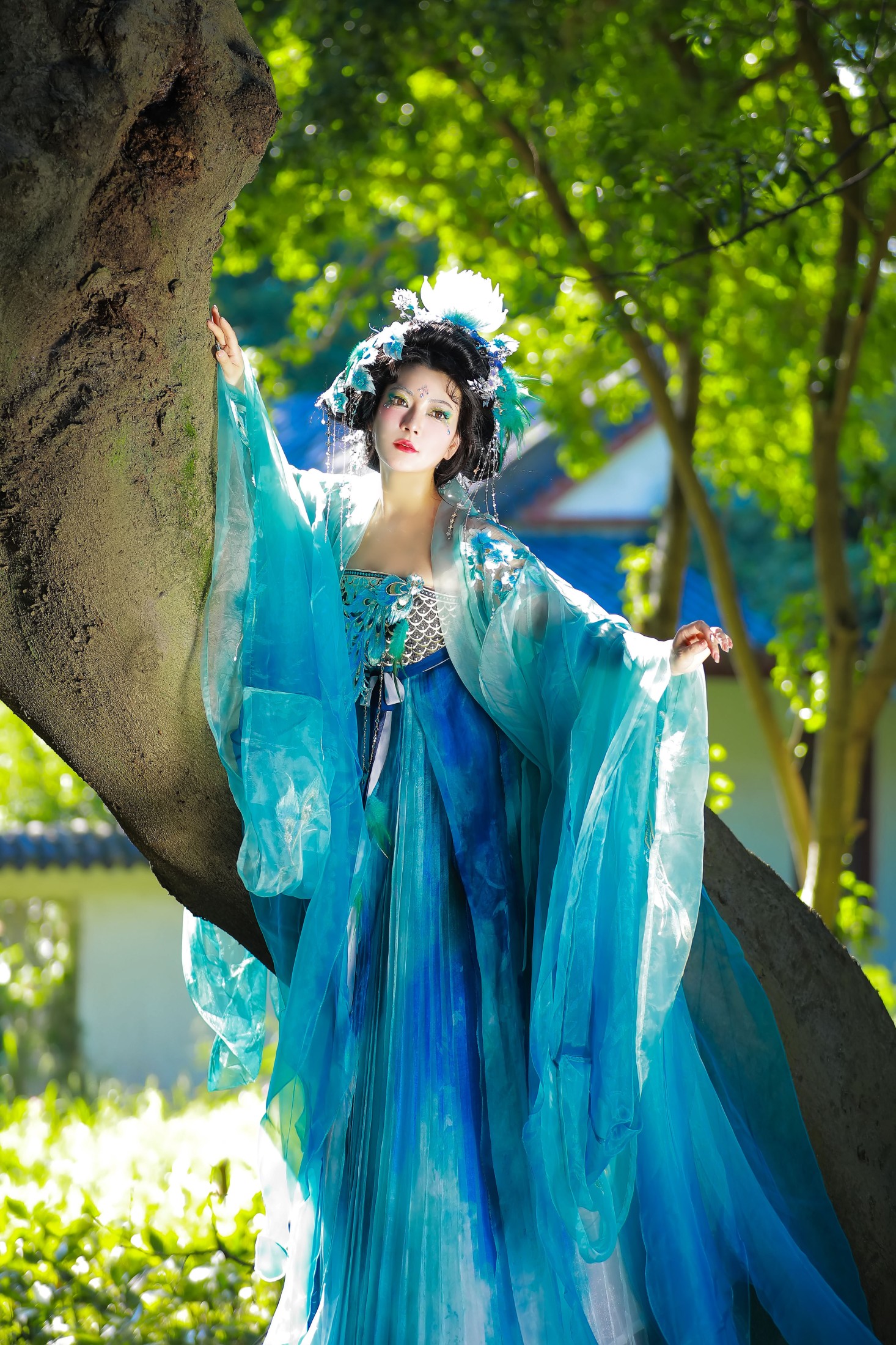 图片[5]-猫子子 – 《雀灵》[22P]-COS写真在线网