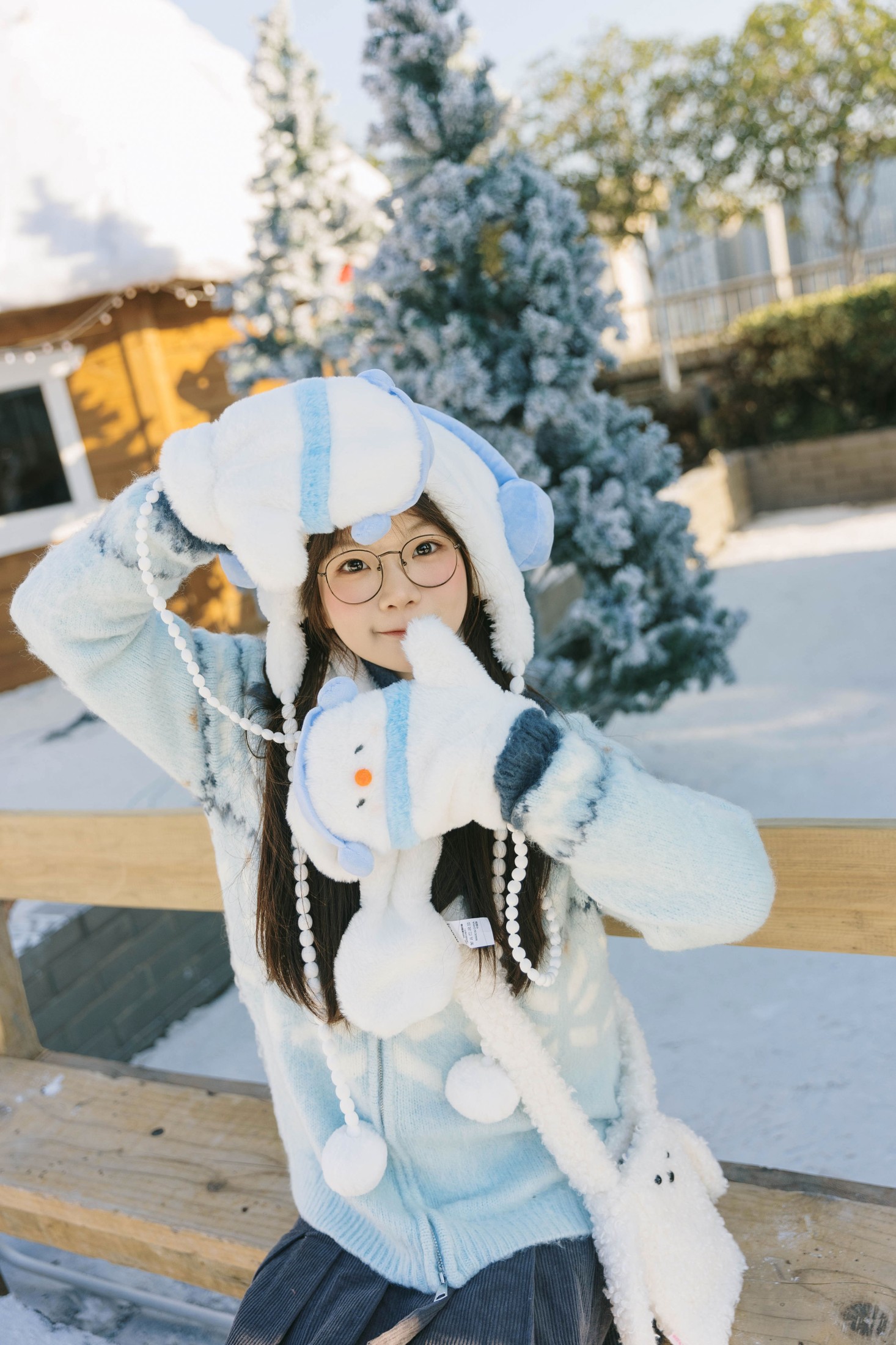 图片[5]-一颗小橙子哎 – 《雪景氛围感》[21P]-COS写真在线网