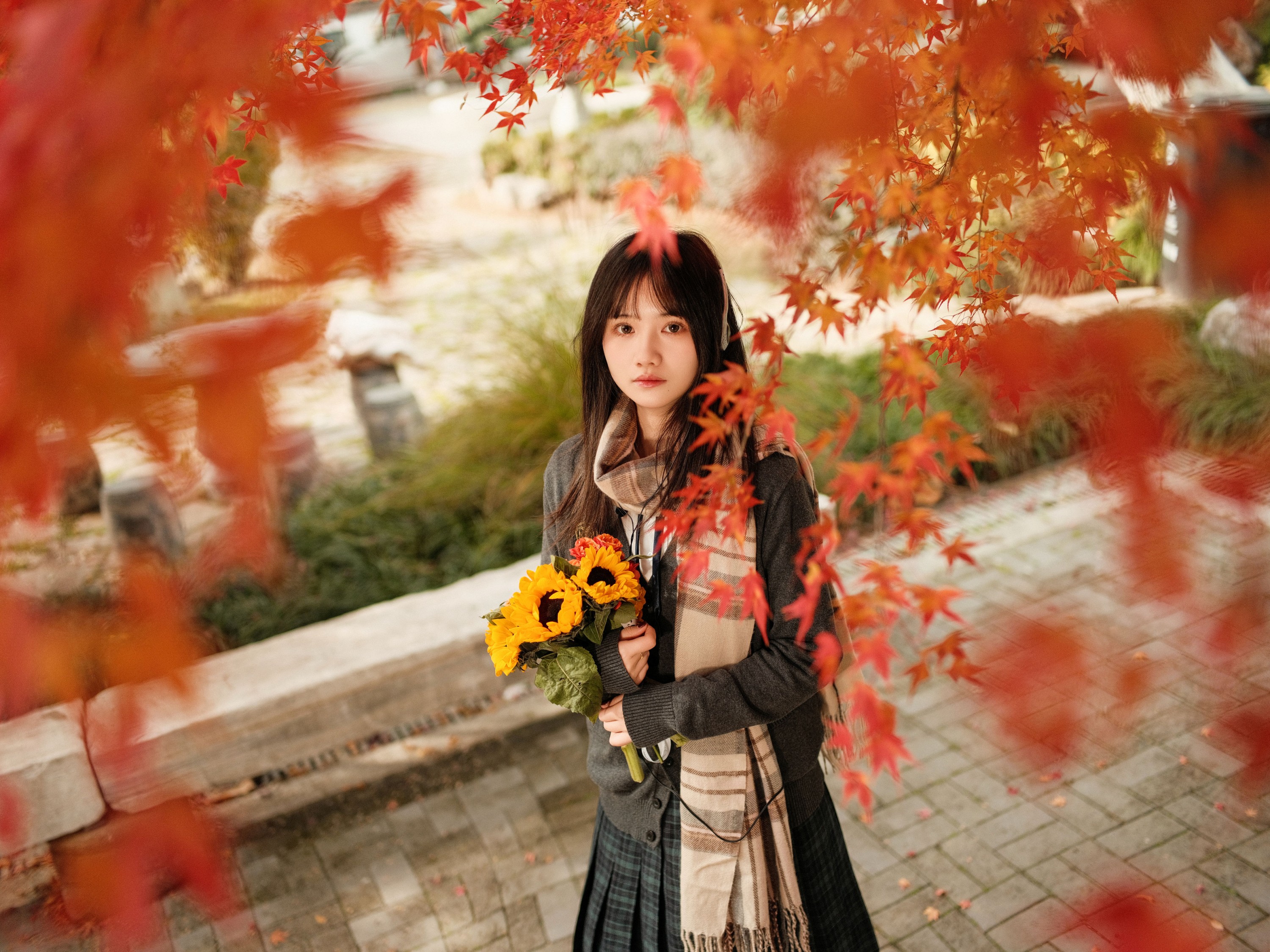 图片[5]-不许翘二郎腿 – 《枫叶醉人颜》[23P]-COS写真在线网
