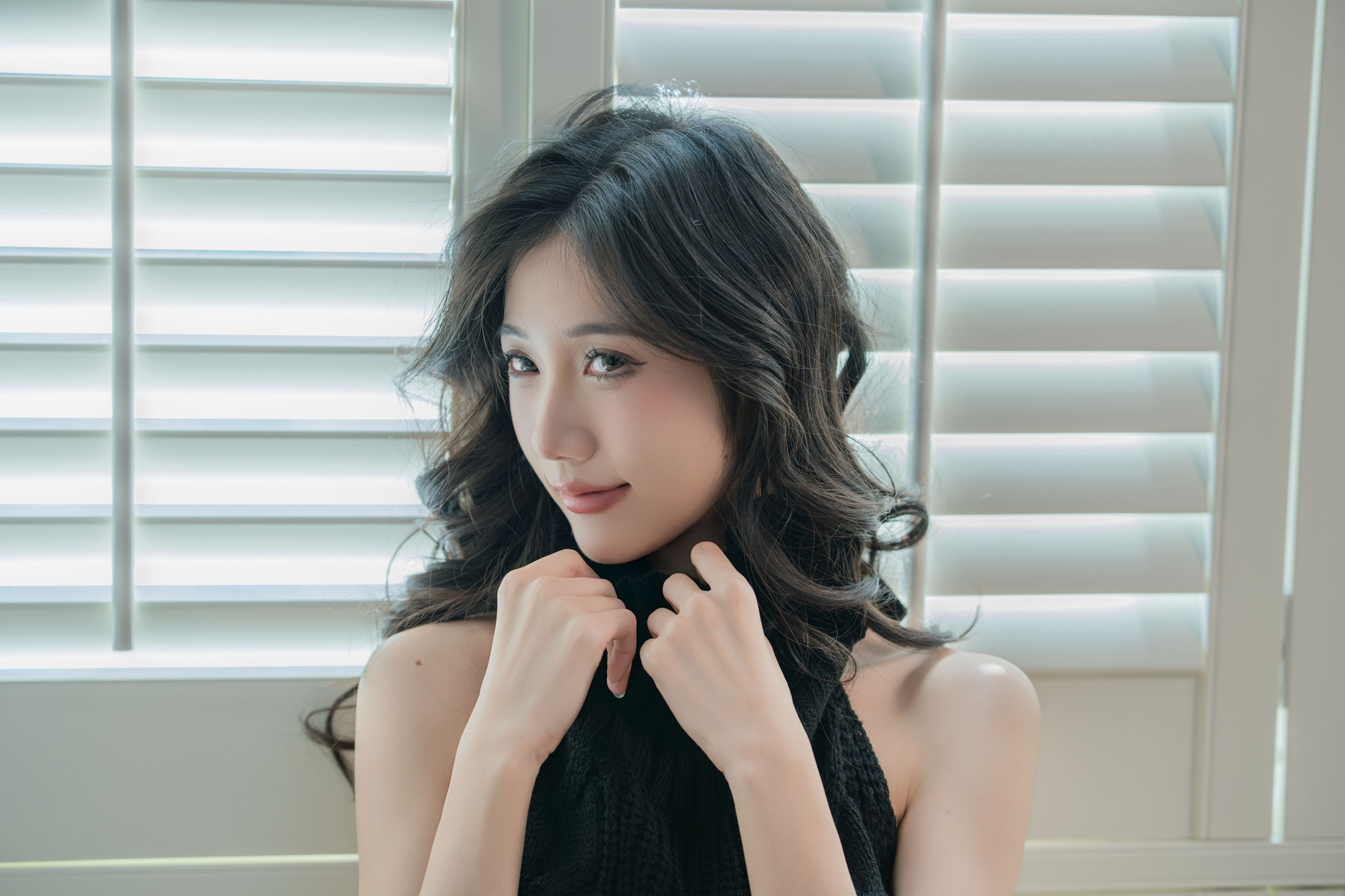 图片[3]-o1ne万 – 《黑色毛衣》[22P]-COS写真在线网