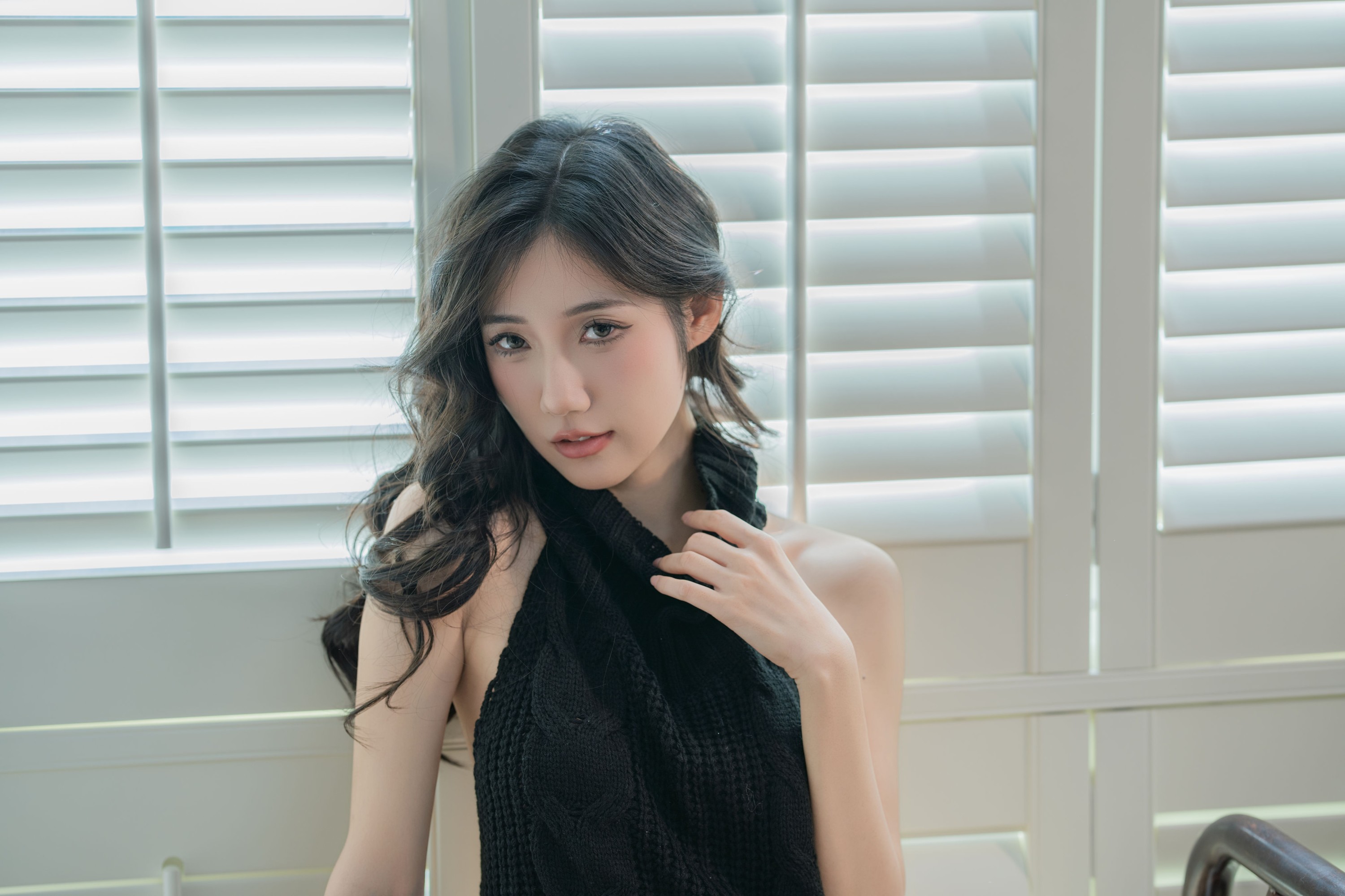 图片[4]-o1ne万 – 《黑色毛衣》[22P]-COS写真在线网