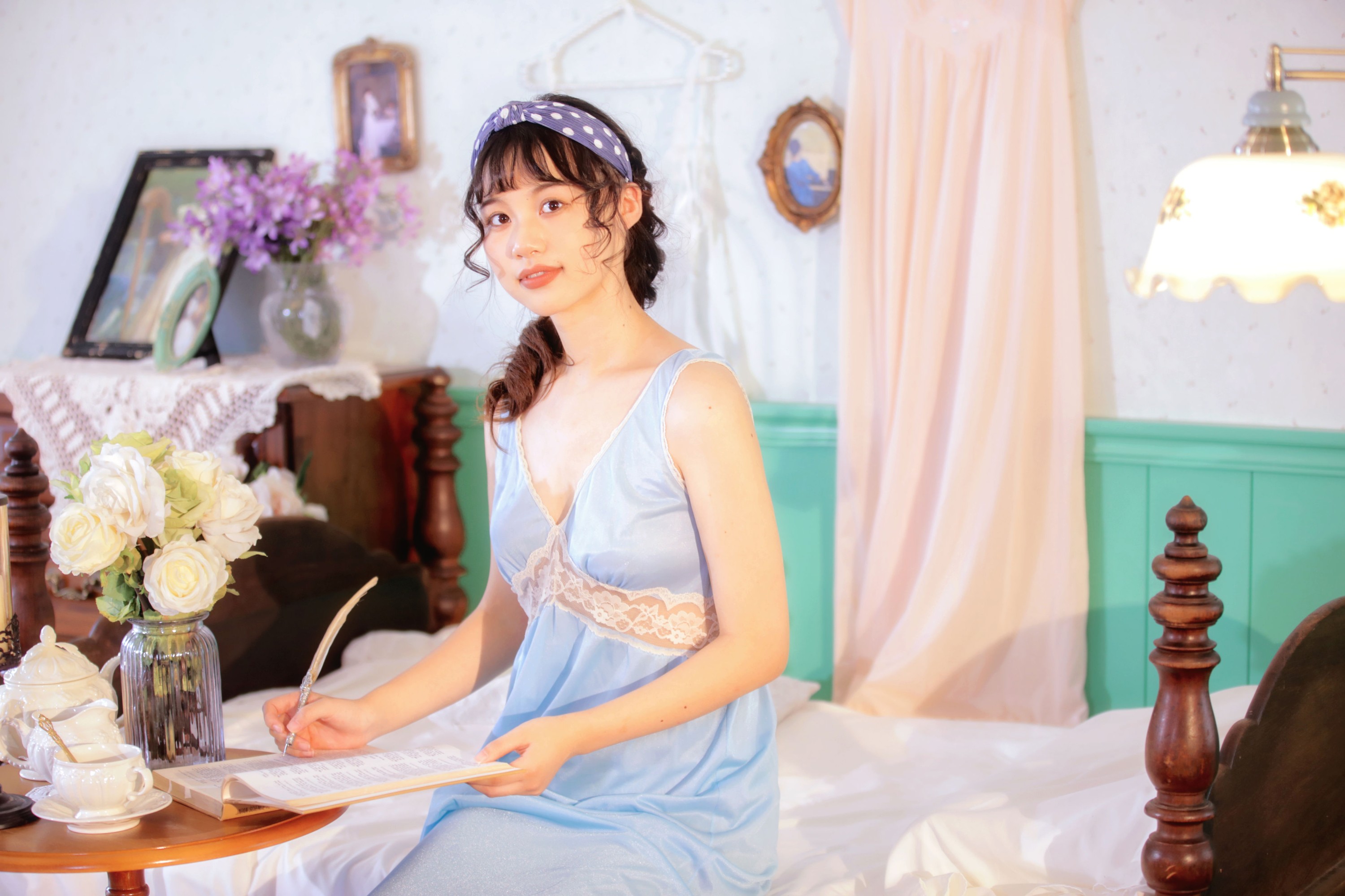 图片[3]-阿菜 – 《油画少女》[21P]-COS写真在线网