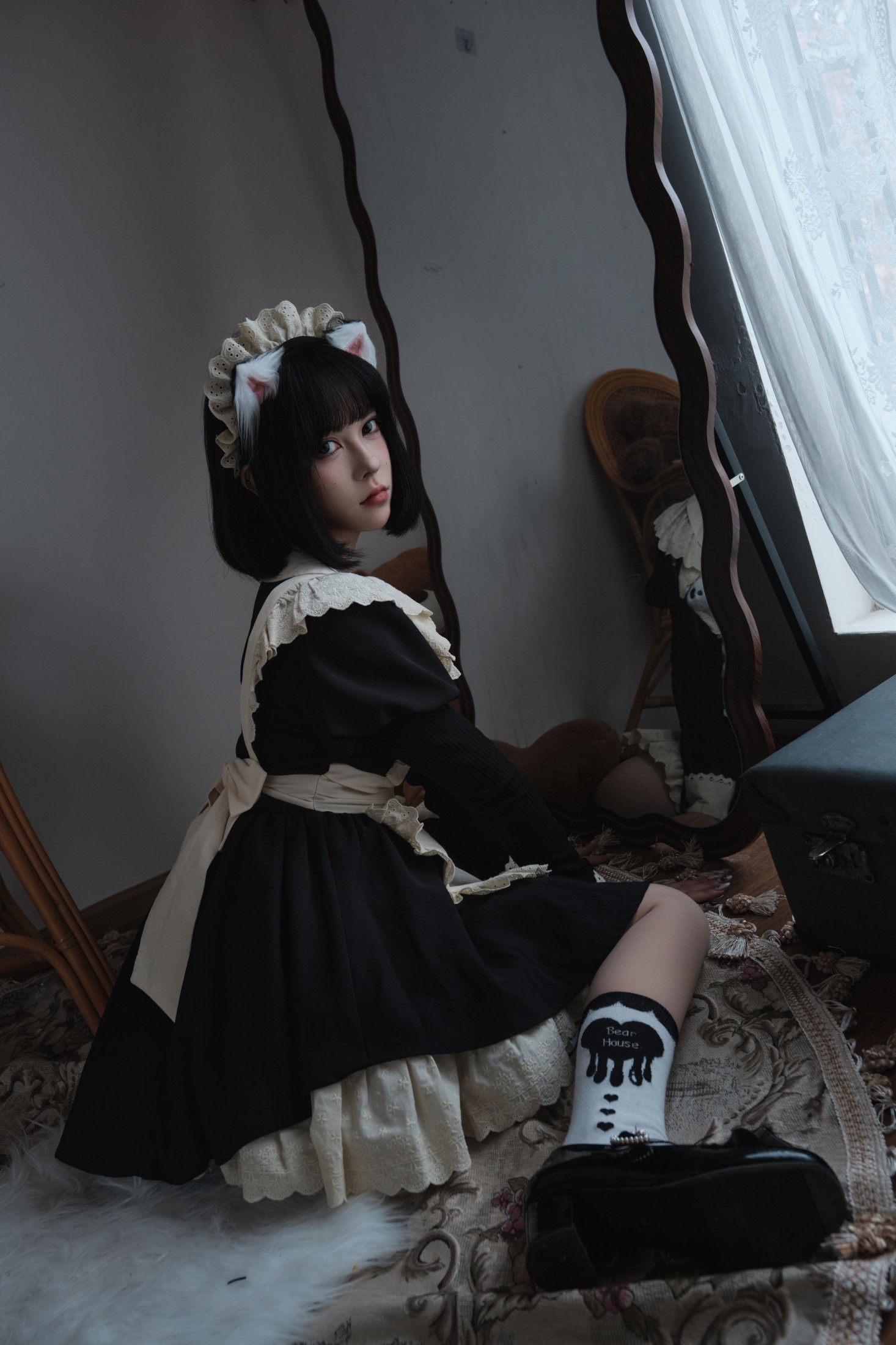 图片[3]-悲伤薯条555 – 《清冷女仆》[27P]-COS写真在线网