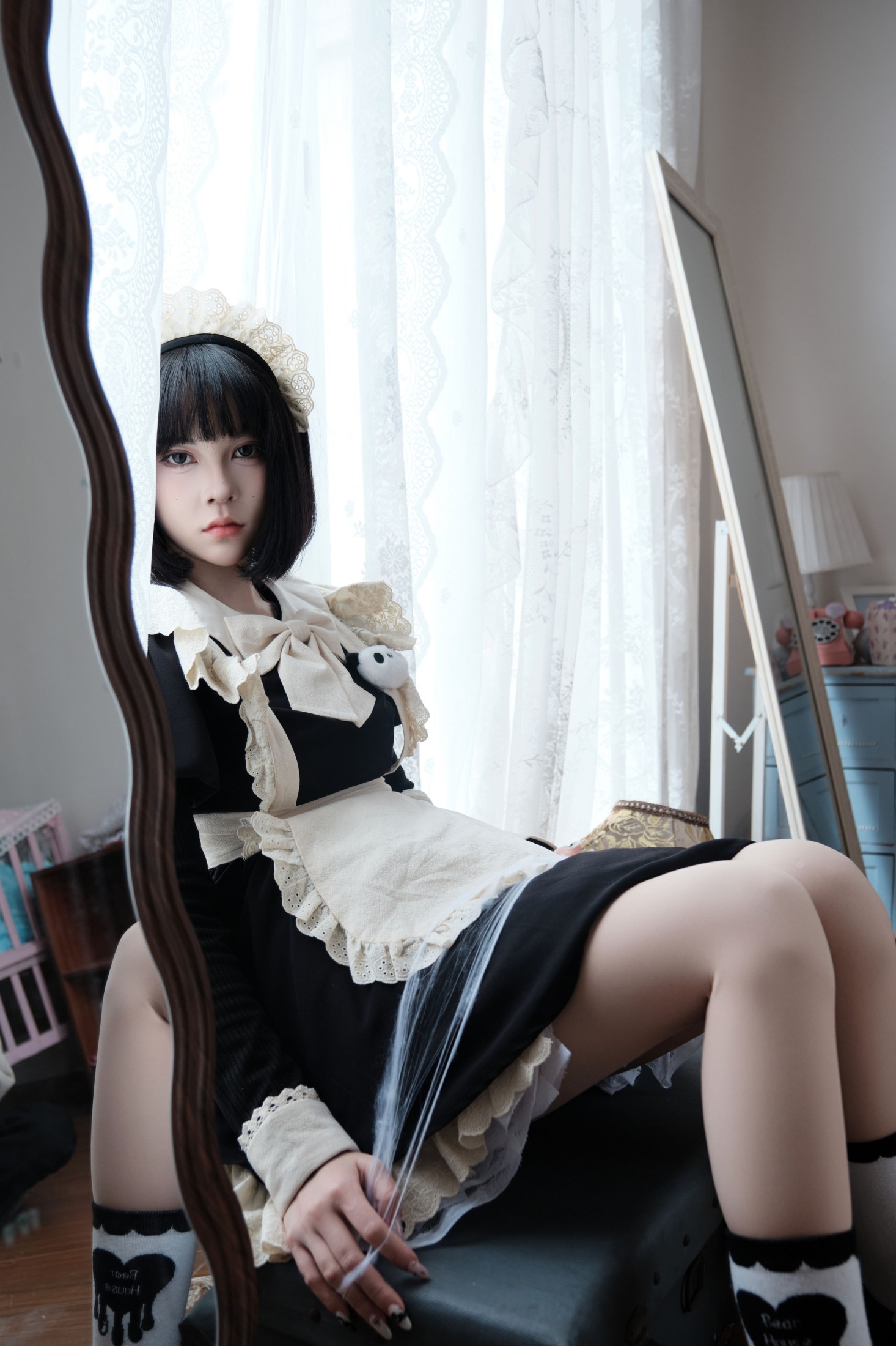 图片[6]-悲伤薯条555 – 《清冷女仆》[27P]-COS写真在线网