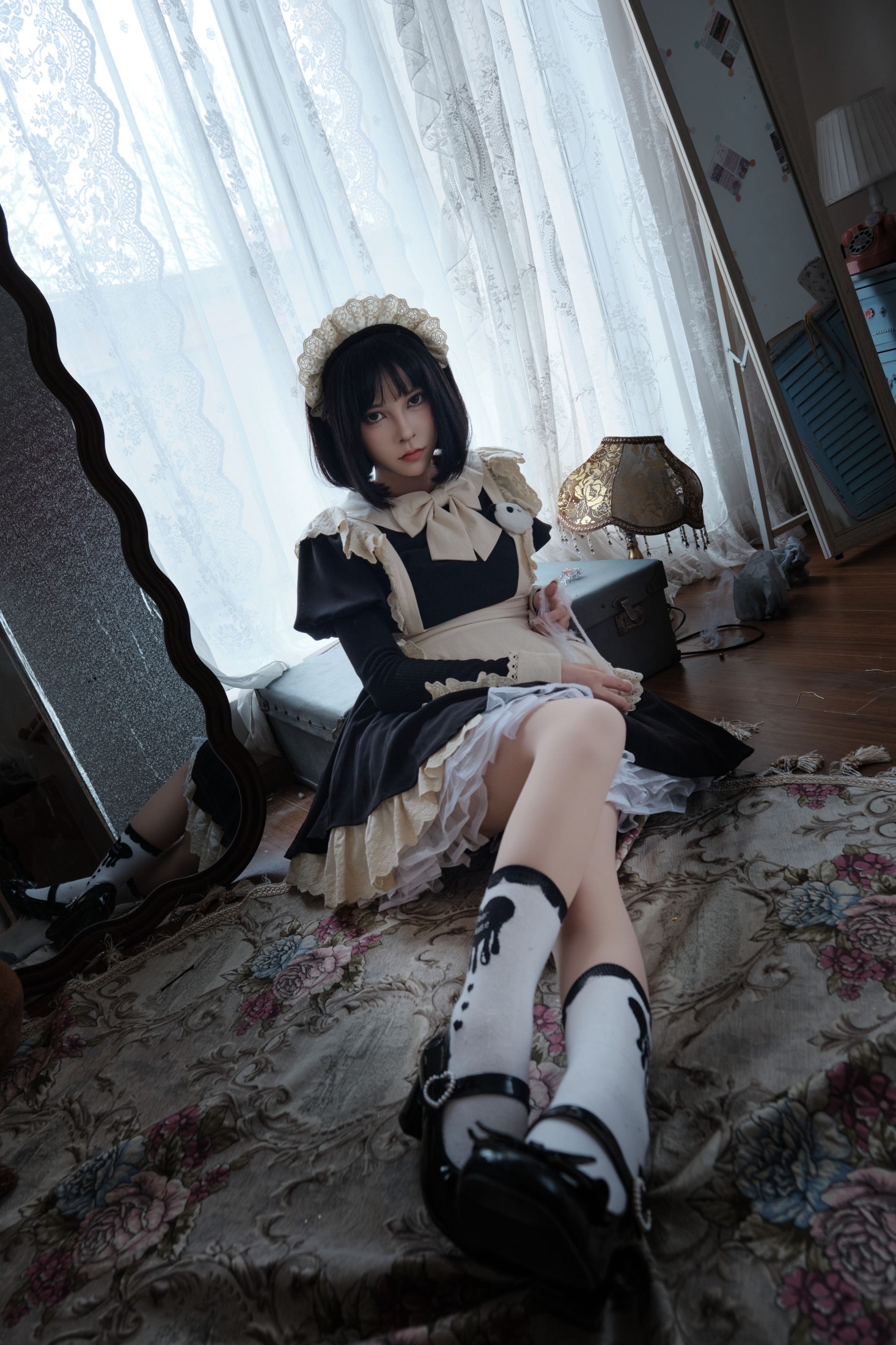图片[5]-悲伤薯条555 – 《清冷女仆》[27P]-COS写真在线网