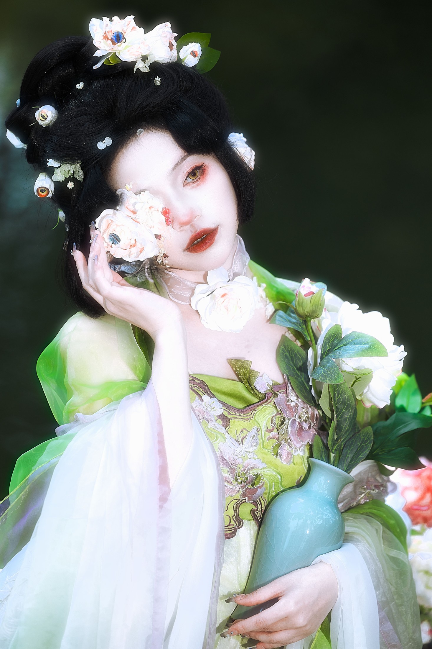 图片[3]-月月儿欲试 – 《栀子花》[22P]-COS写真在线网
