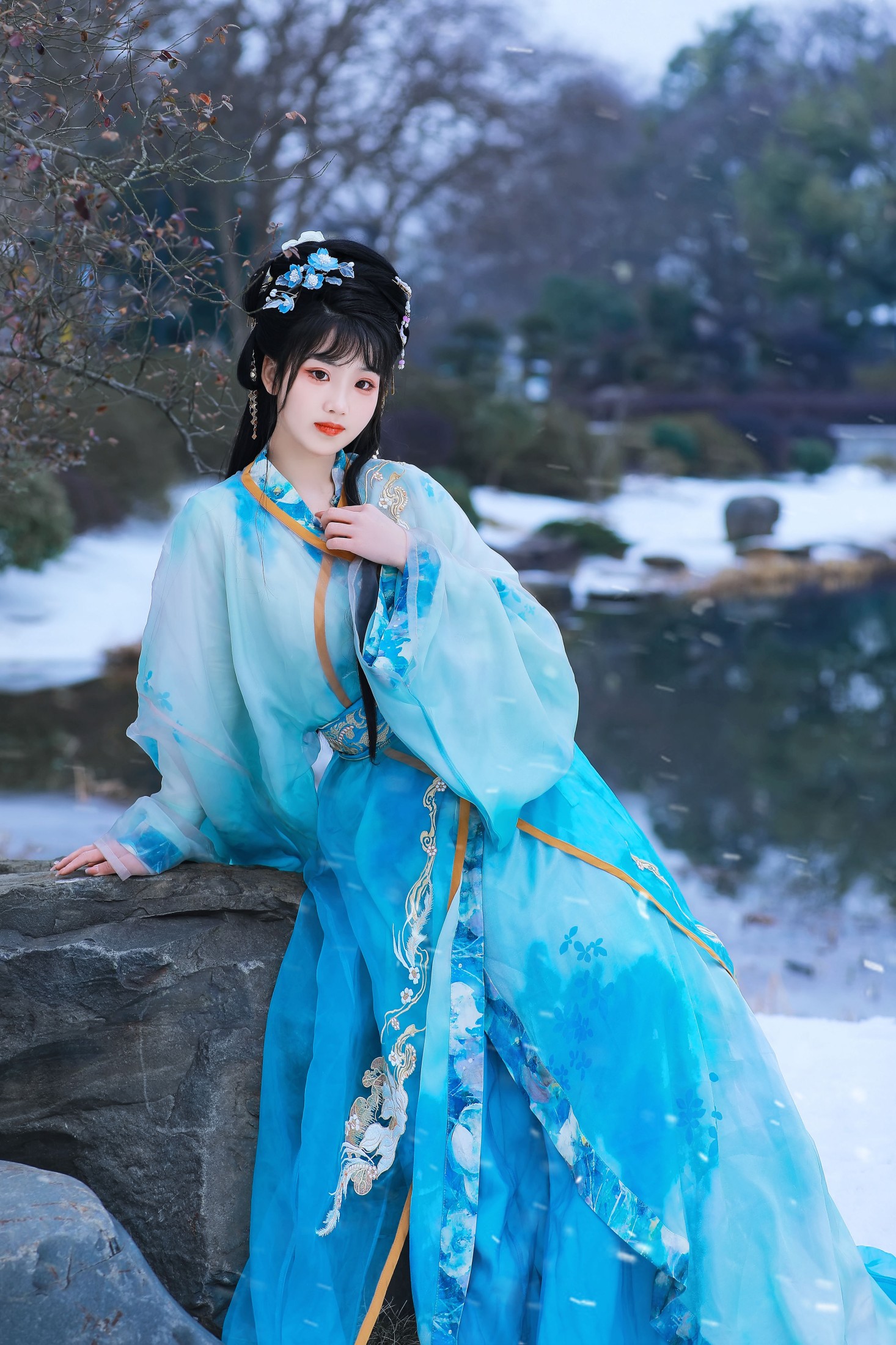 图片[3]-周周Ay – 《寒江雪》[22P]-COS写真在线网