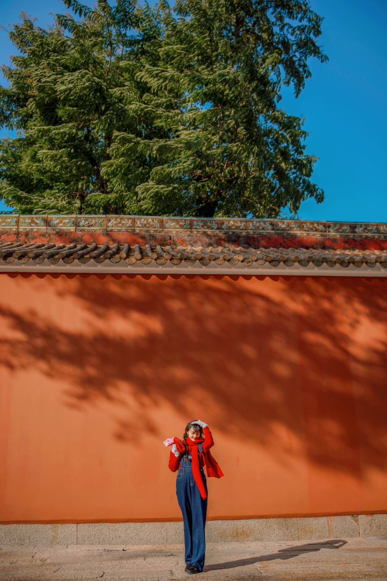 图片[2]-黛汐 – 《岁华新启，墨韵红墙间的少女绮梦》[50P]-COS写真在线网