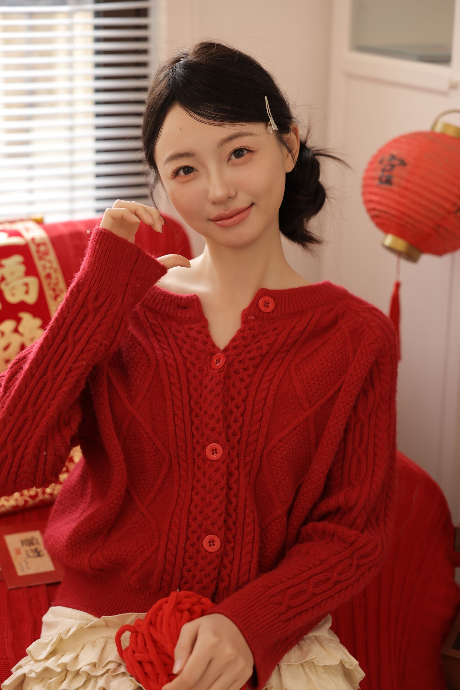 图片[3]-小羊爱干饭 – 《新年快乐》[23P]-COS写真在线网