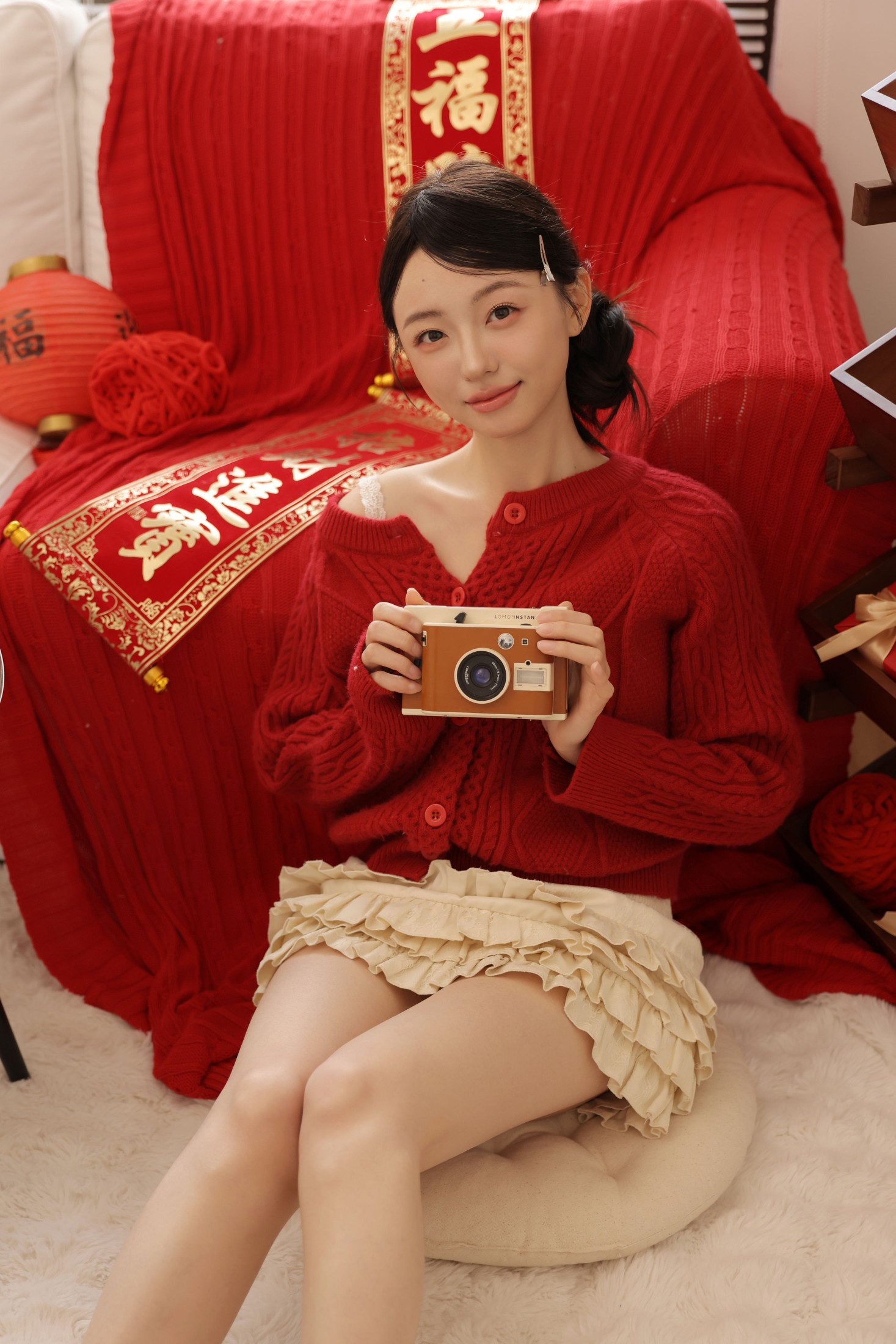 图片[5]-小羊爱干饭 – 《新年快乐》[23P]-COS写真在线网