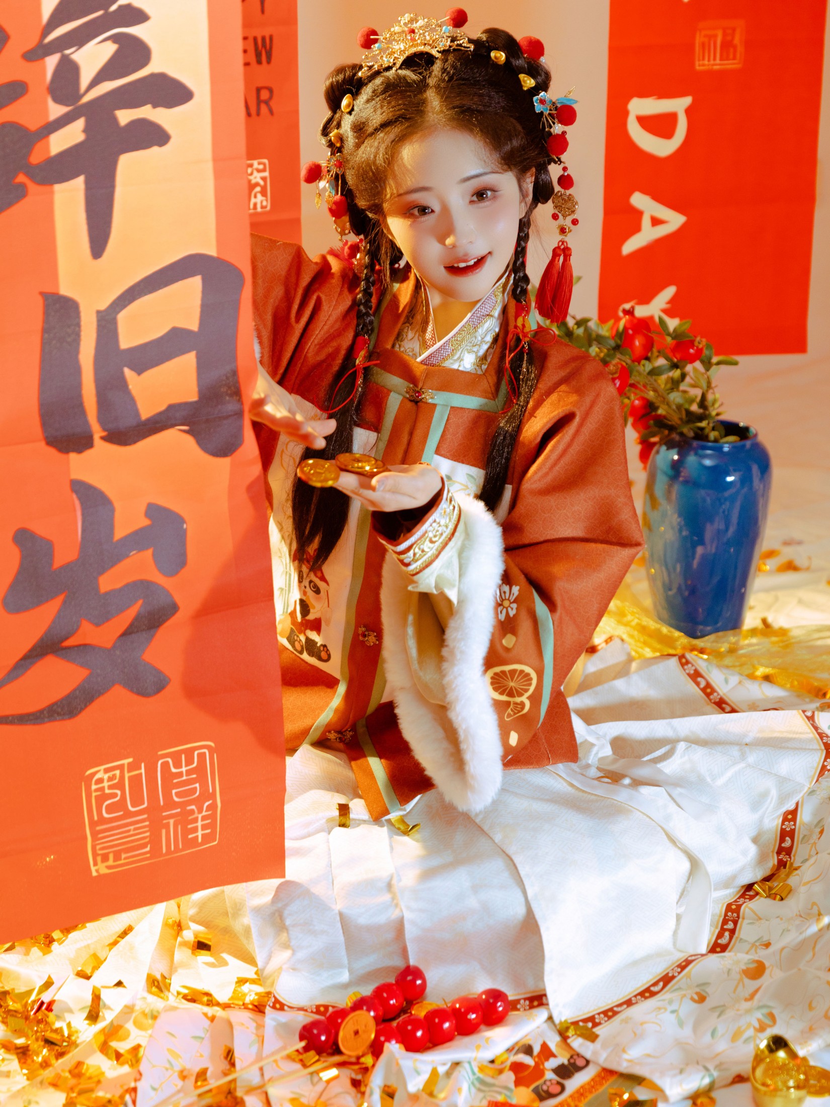 图片[3]-兔牙w – 《恭贺新年》[22P]-COS写真在线网