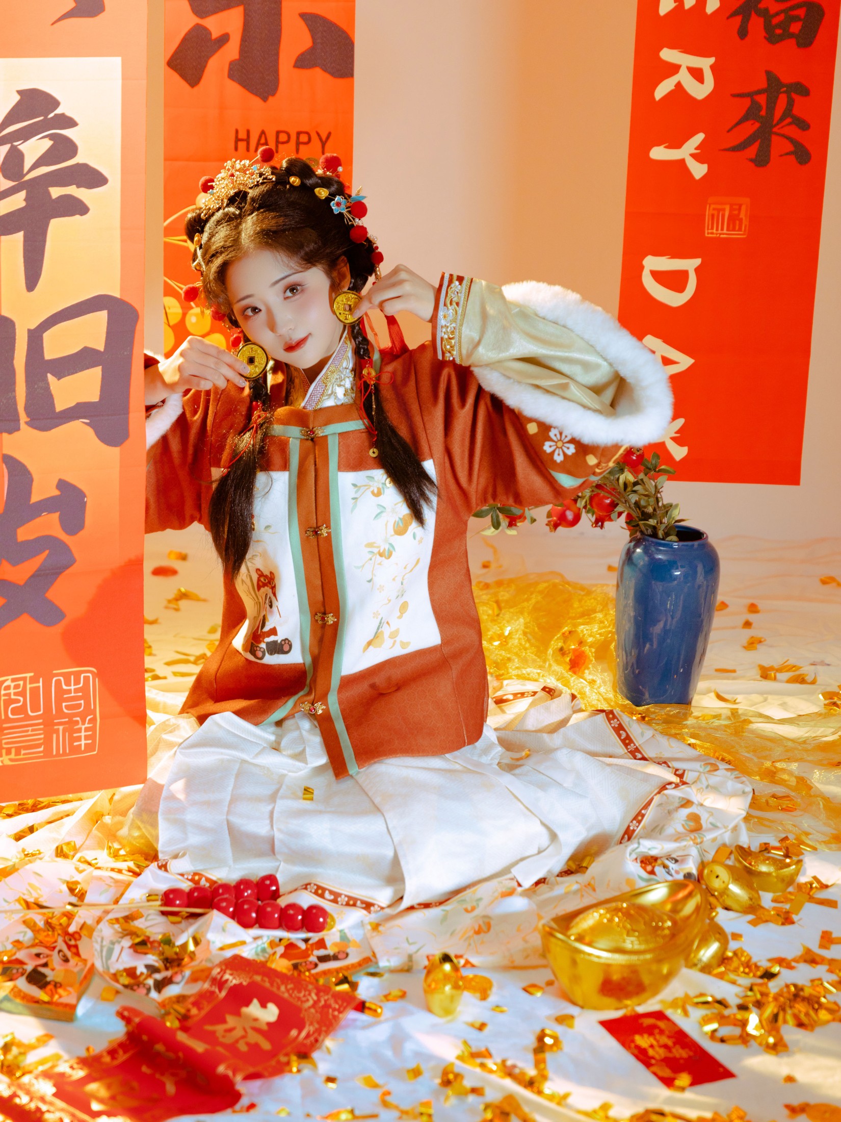 图片[4]-兔牙w – 《恭贺新年》[22P]-COS写真在线网