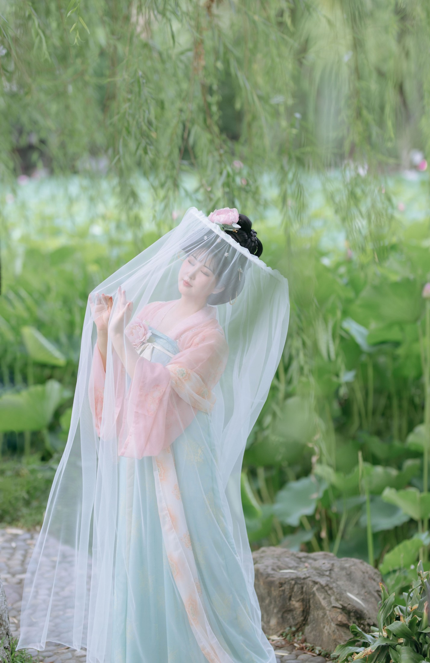 图片[4]-子小浔 – 《荷韵唐风》[28P]-COS写真在线网