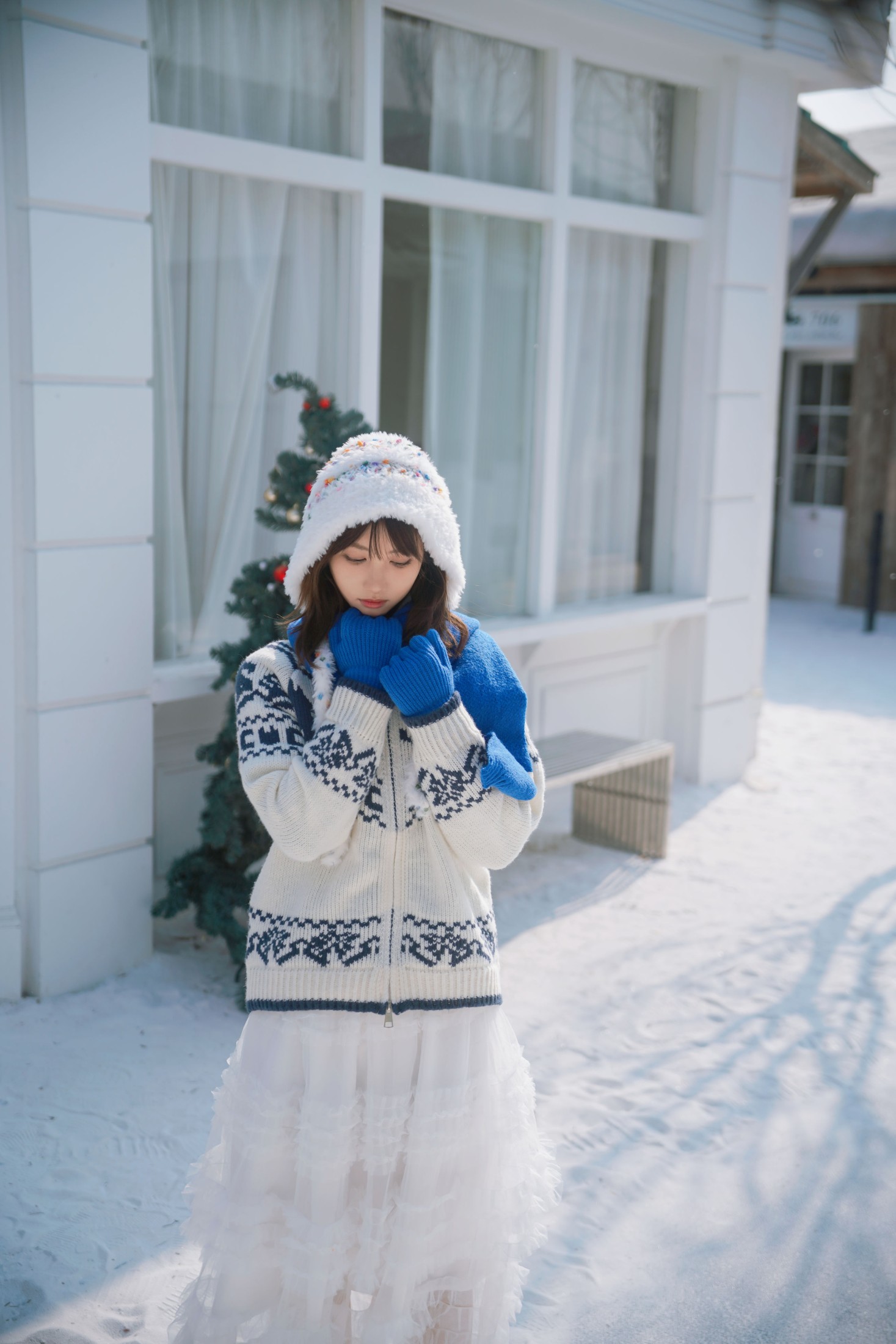图片[6]-泡泡小咩 – 《雪地里的元气少女》[34P]-COS写真在线网