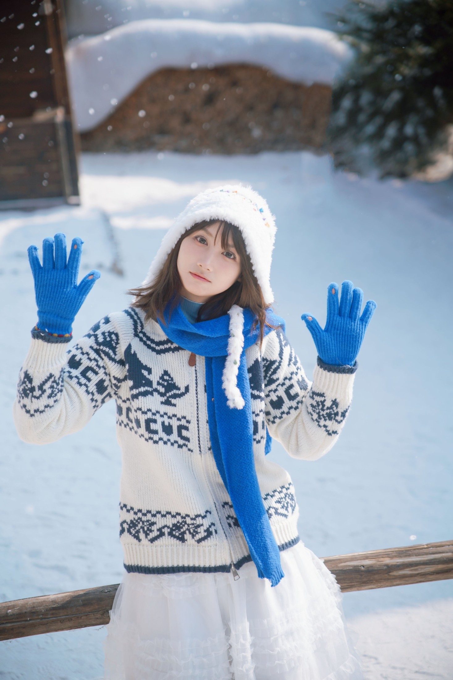 图片[4]-泡泡小咩 – 《雪地里的元气少女》[34P]-COS写真在线网