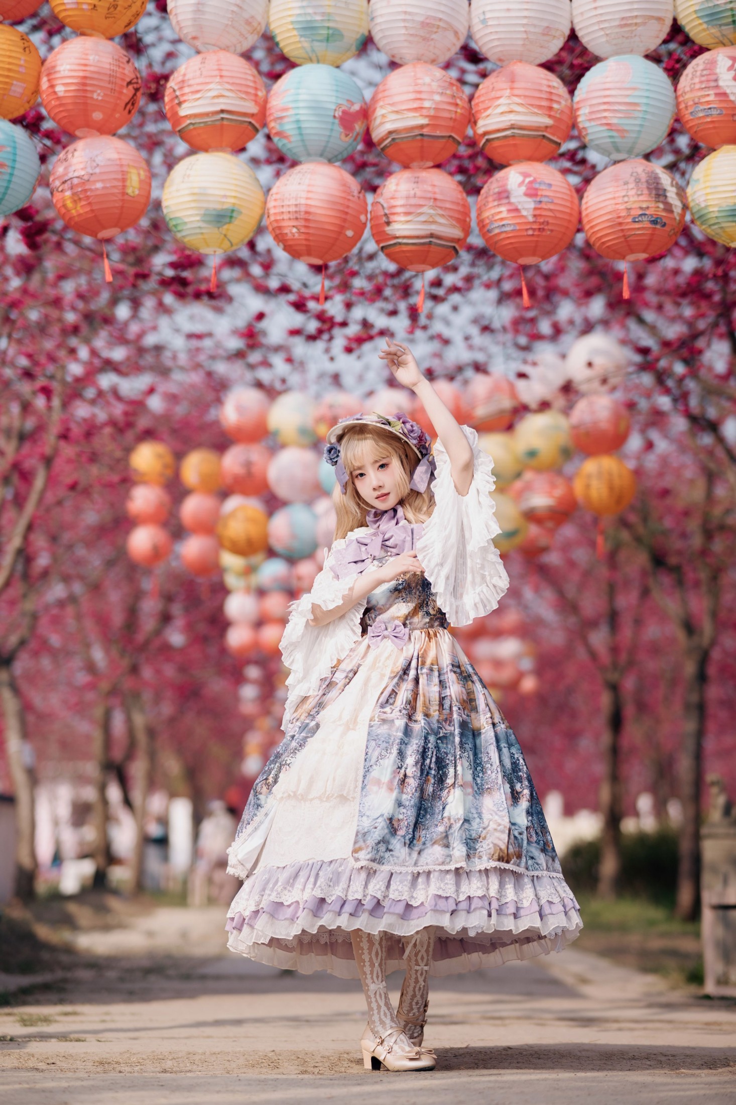 图片[3]-紫卿 – 《樱语甜裳》[16P]-COS写真在线网